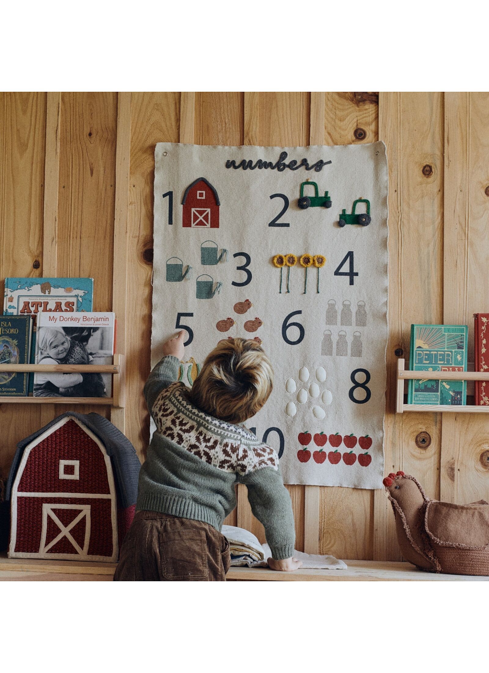 WALL HANGING FARM NUMBERS
