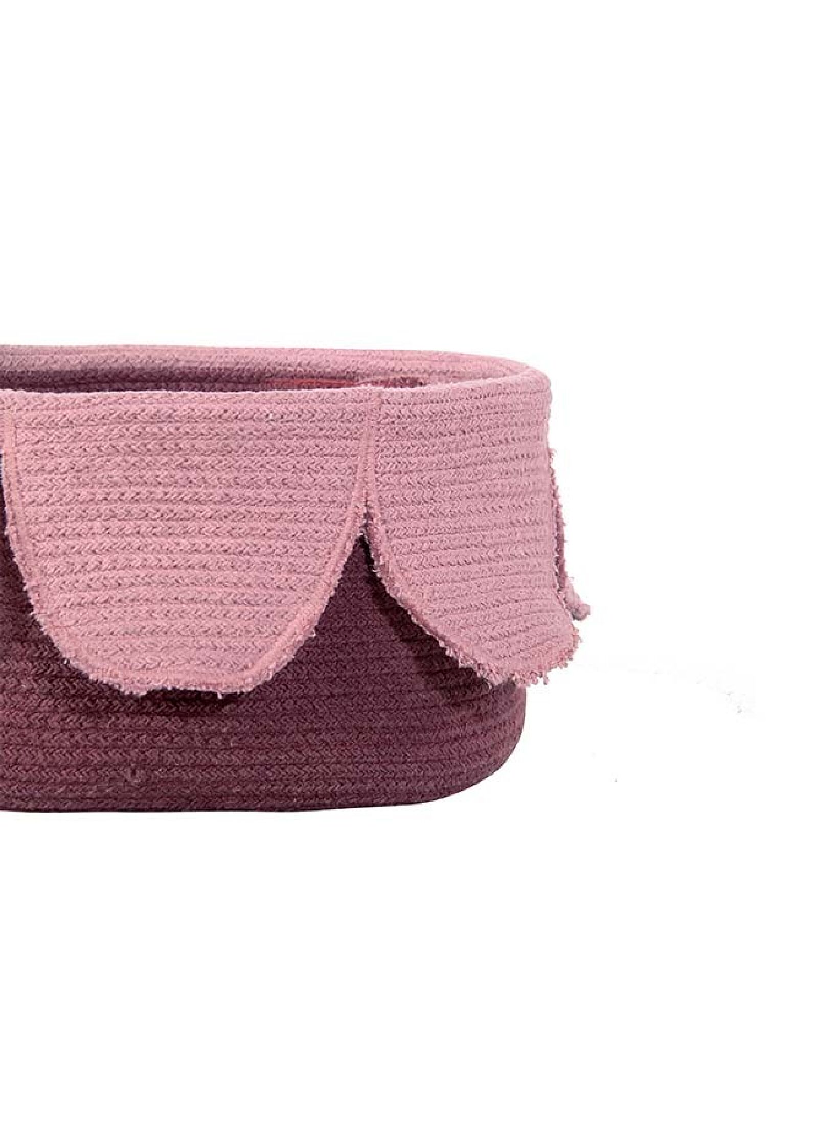 BASKET PETALS ASH ROSE (20X33)