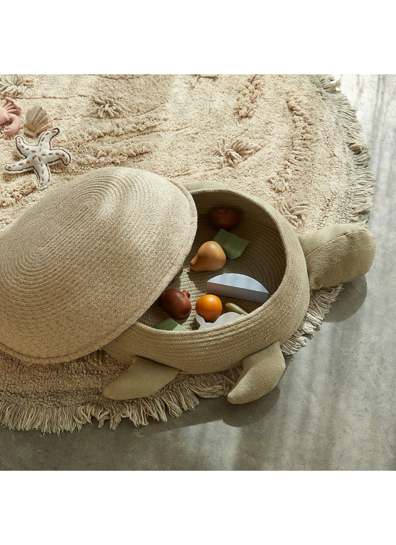 BASKET MAMA TURTLE (45X70)