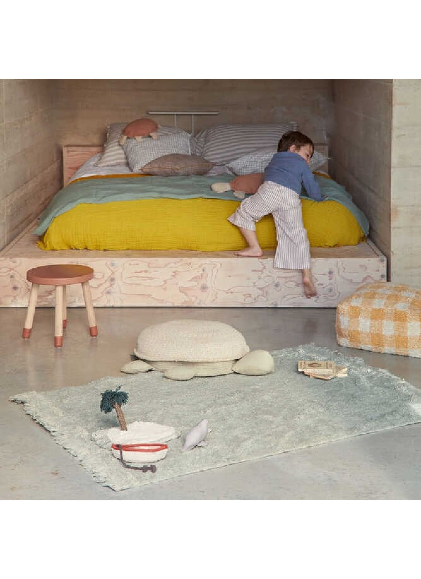 BASKET MAMA TURTLE (45X70)