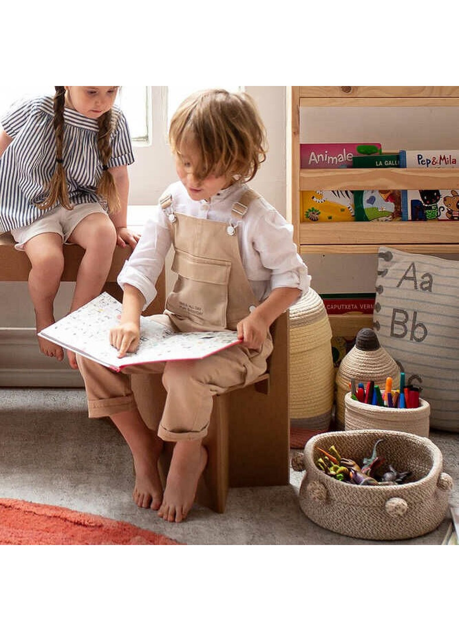 BASKET TRAY NATURAL (30X12)