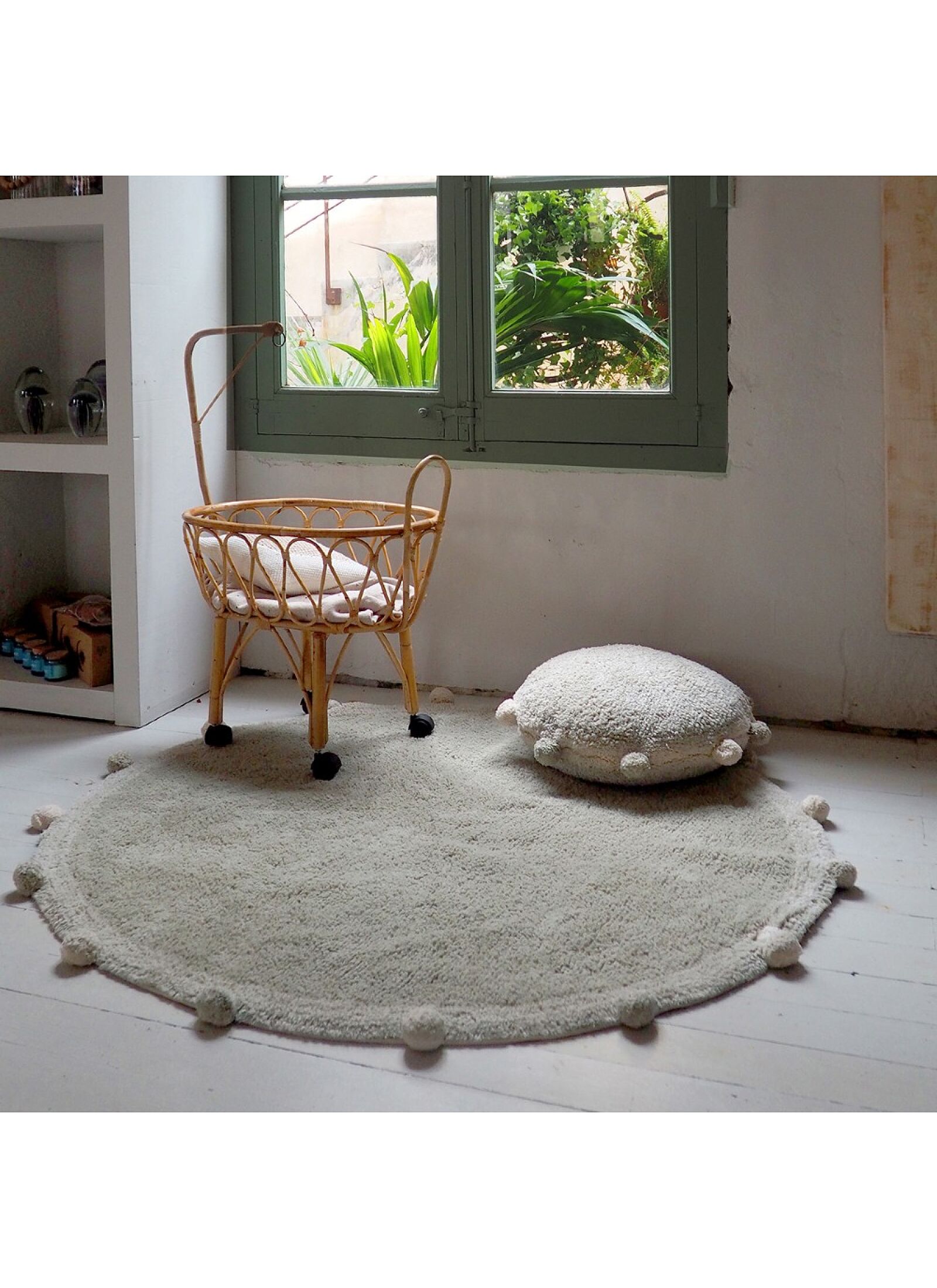 CUSHION BUBBLY OLIVE