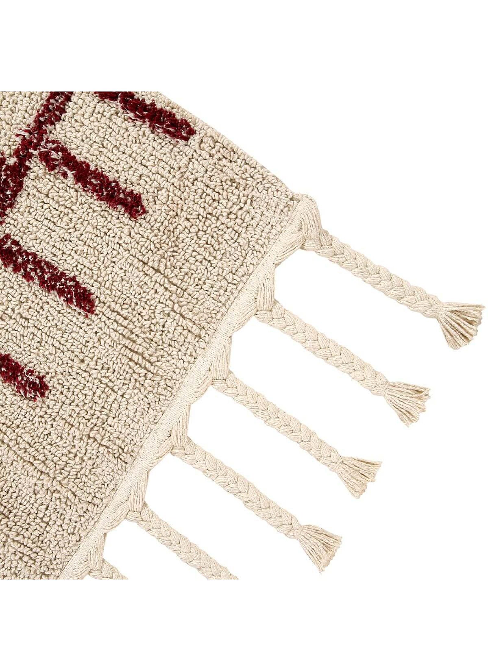 RUG BEREBER BURGUNDY (120X160)