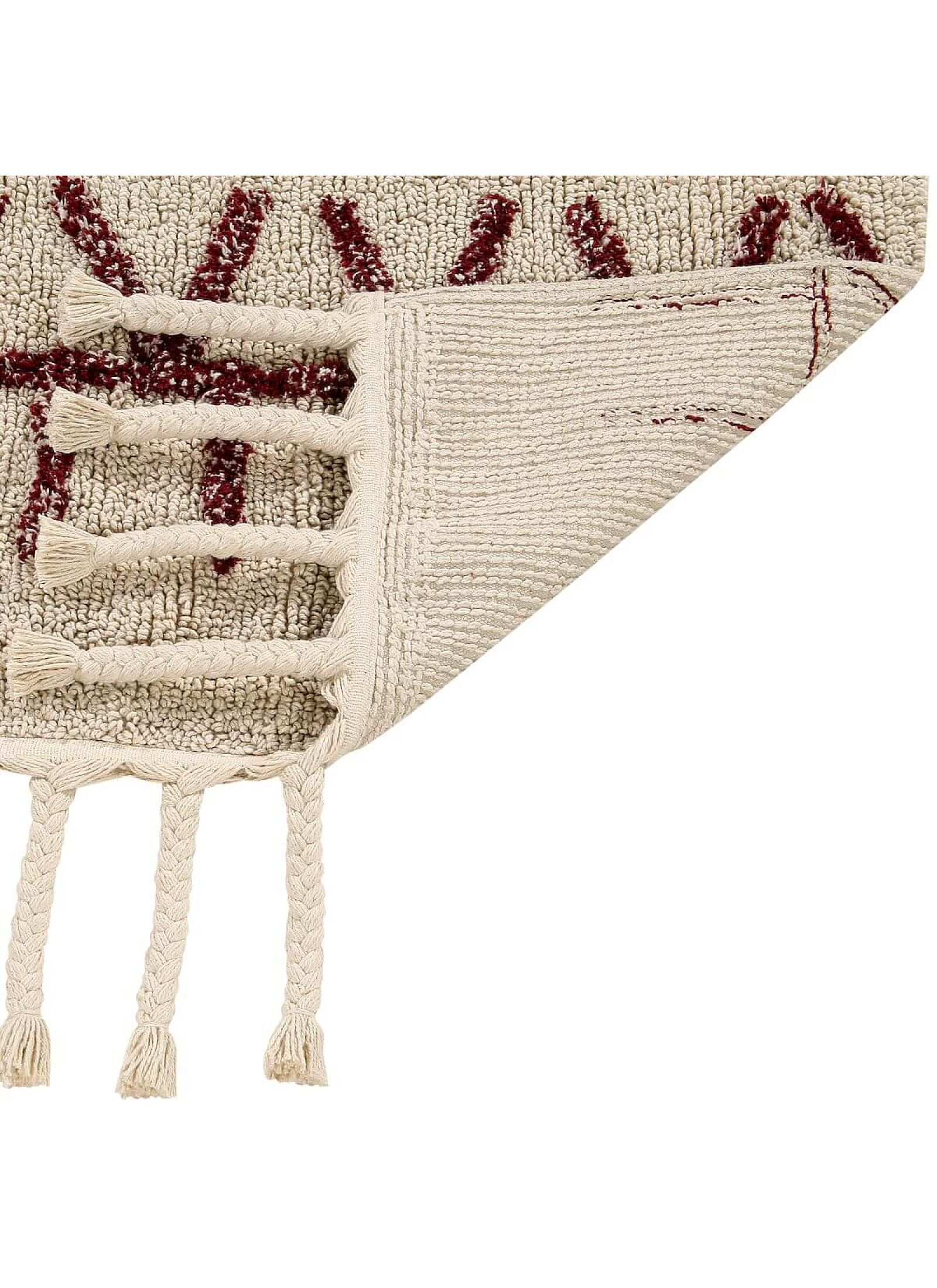 RUG BEREBER BURGUNDY (120X160)