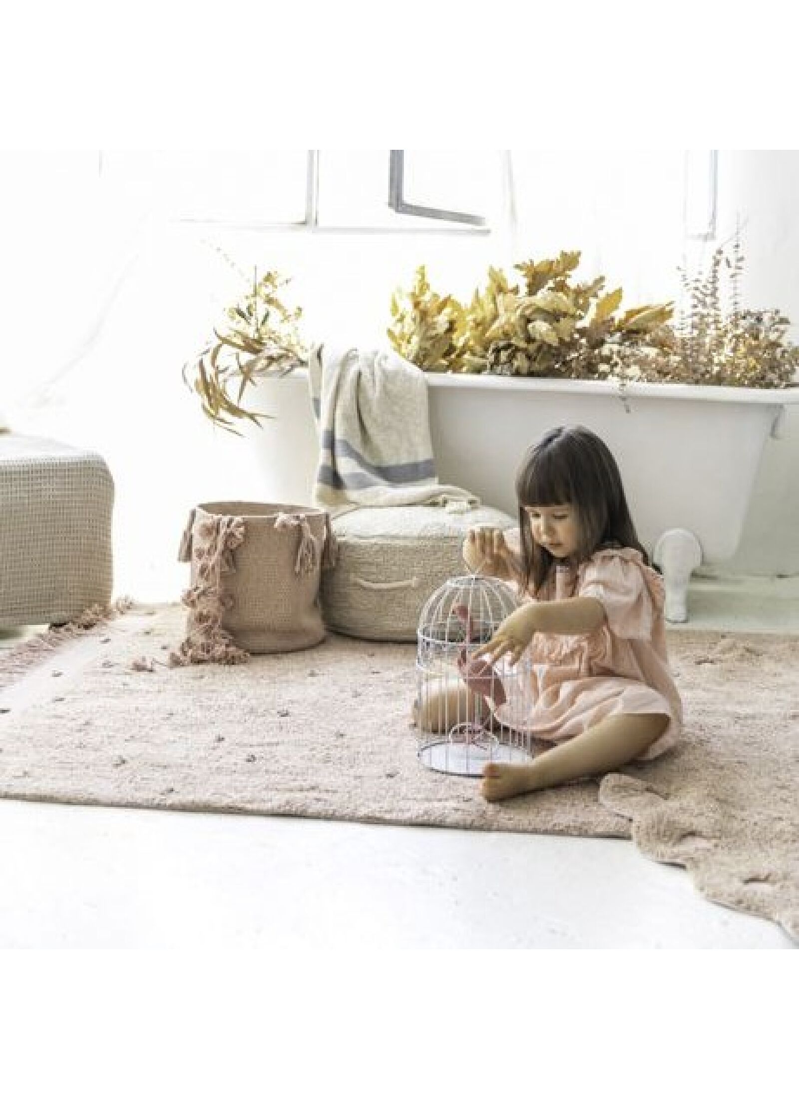 FLOOR CUSHION CHILL NATURAL