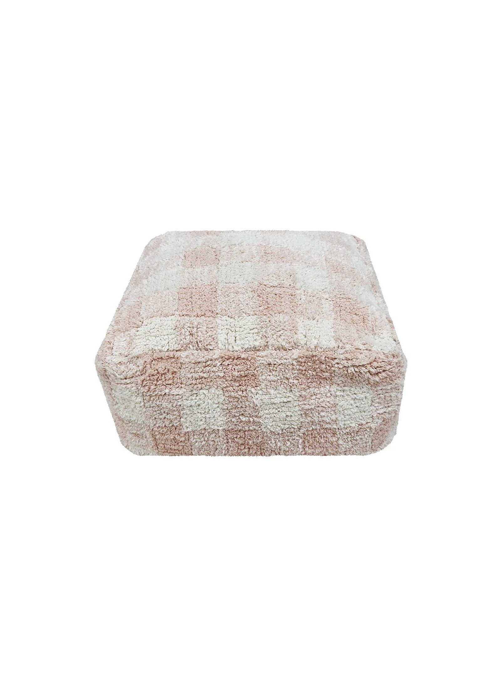 FLOOR CUSHION VICHY ROSE