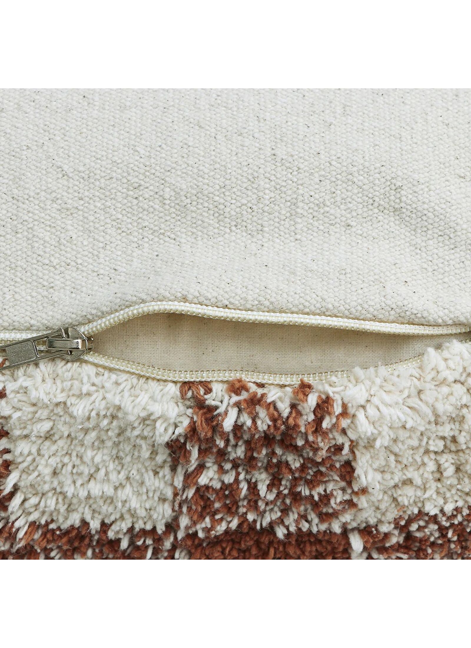 FLOOR CUSHION VICHY TOFFEE