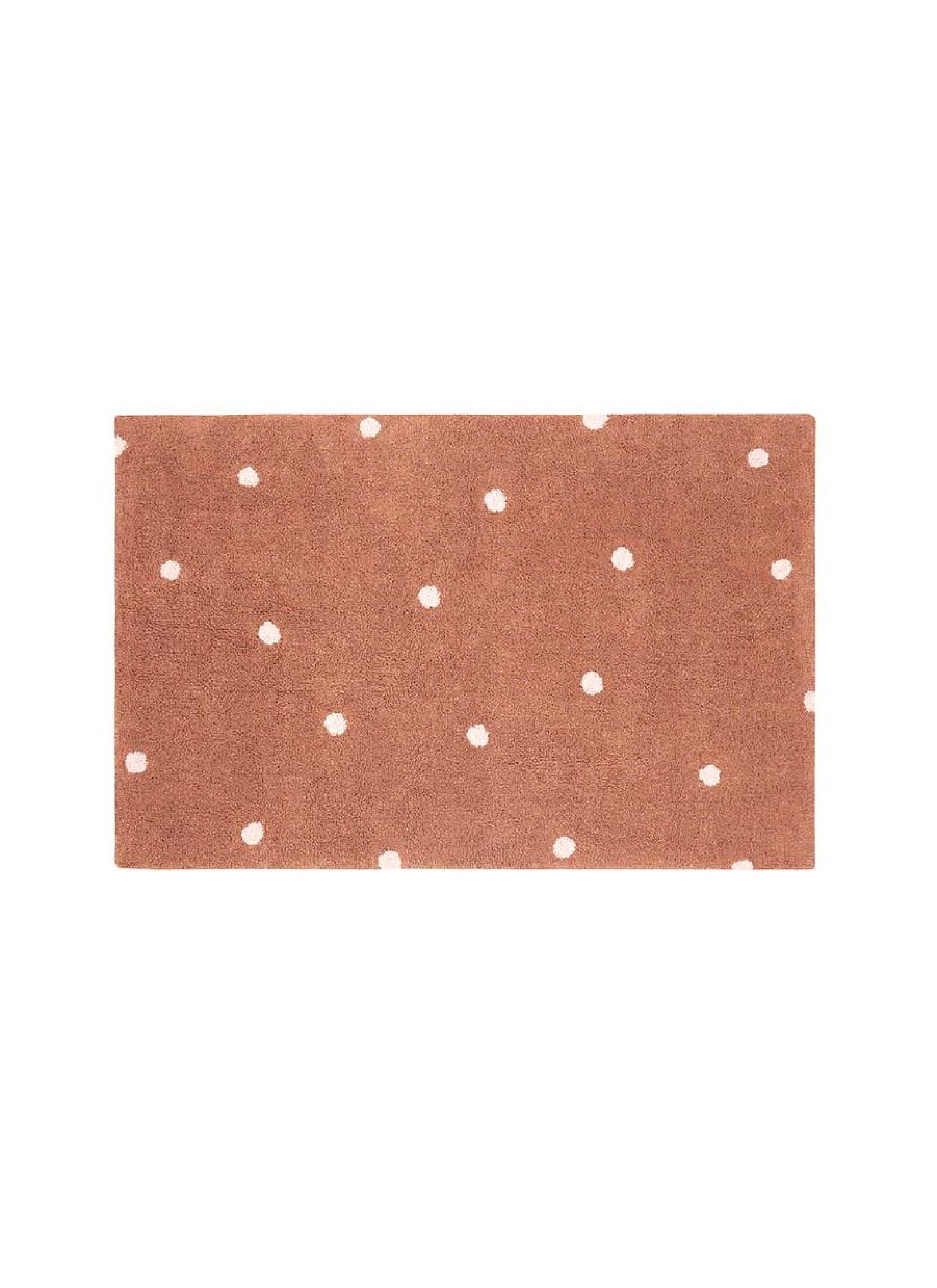 RUG MINI DOT CHESTNUT (100X150)