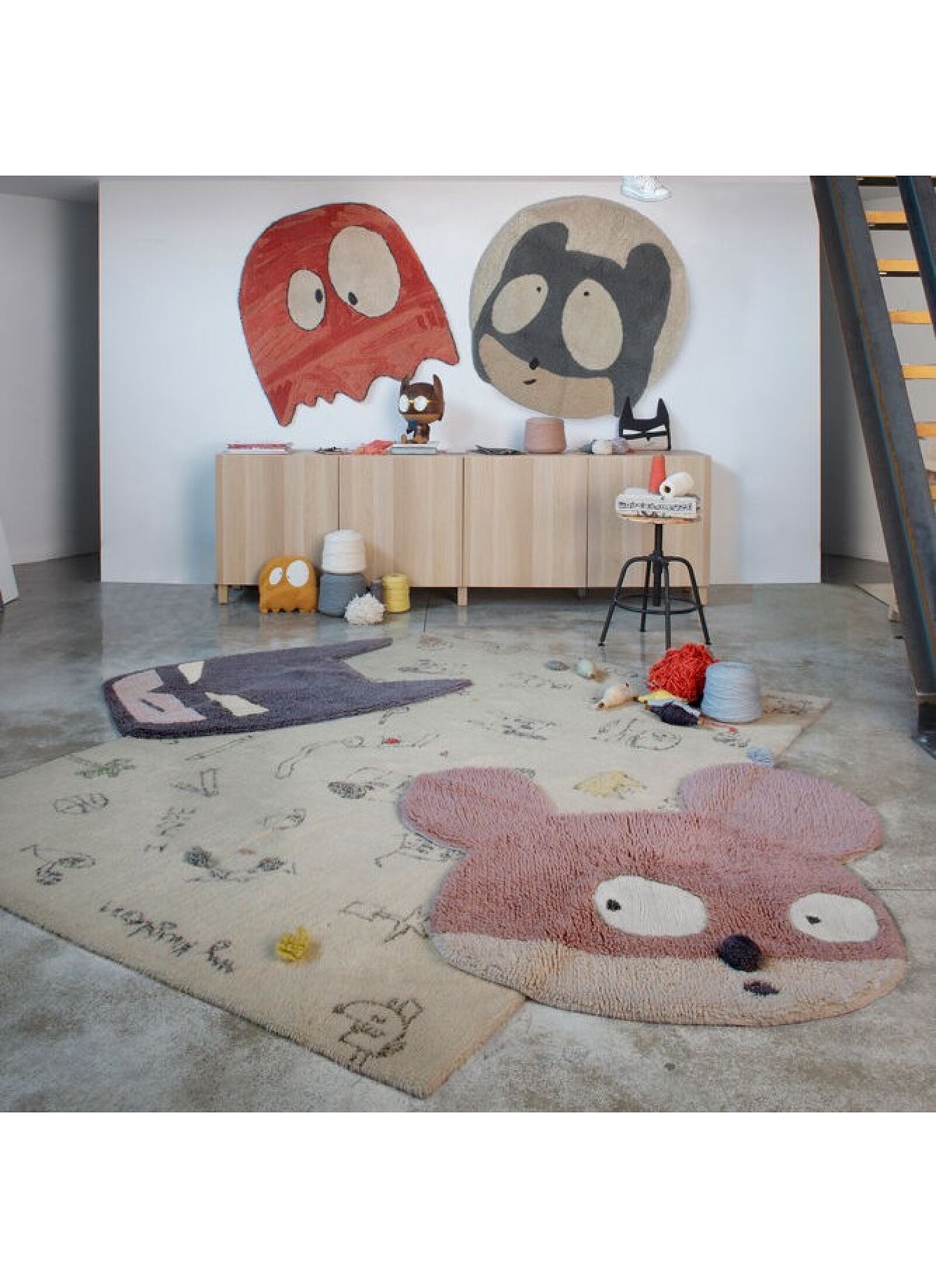 CARPET WOOLABLE MISS MIGHTY MOUSE (100X120)