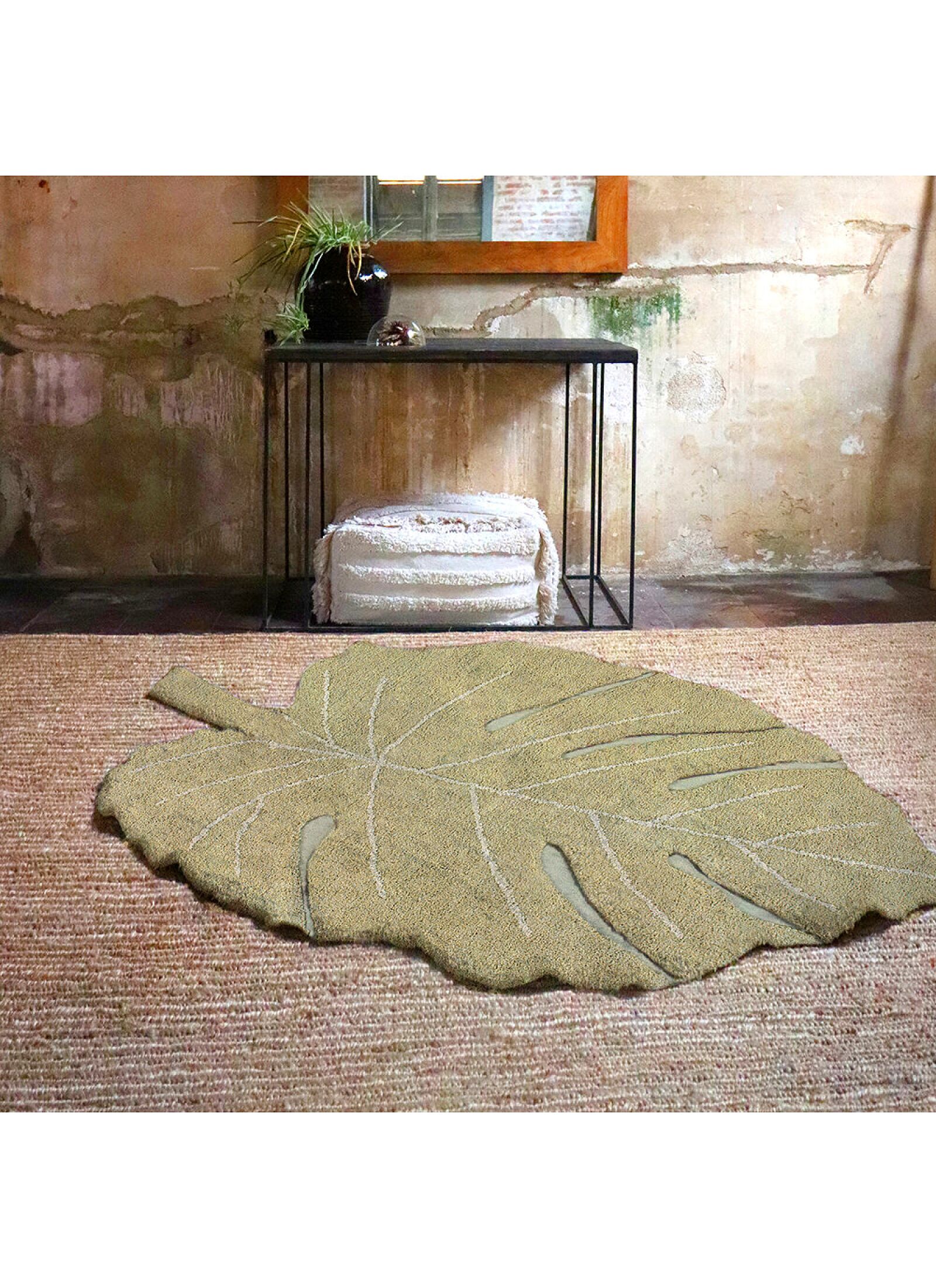 RUG MONSTERA OLIVE (120X180)