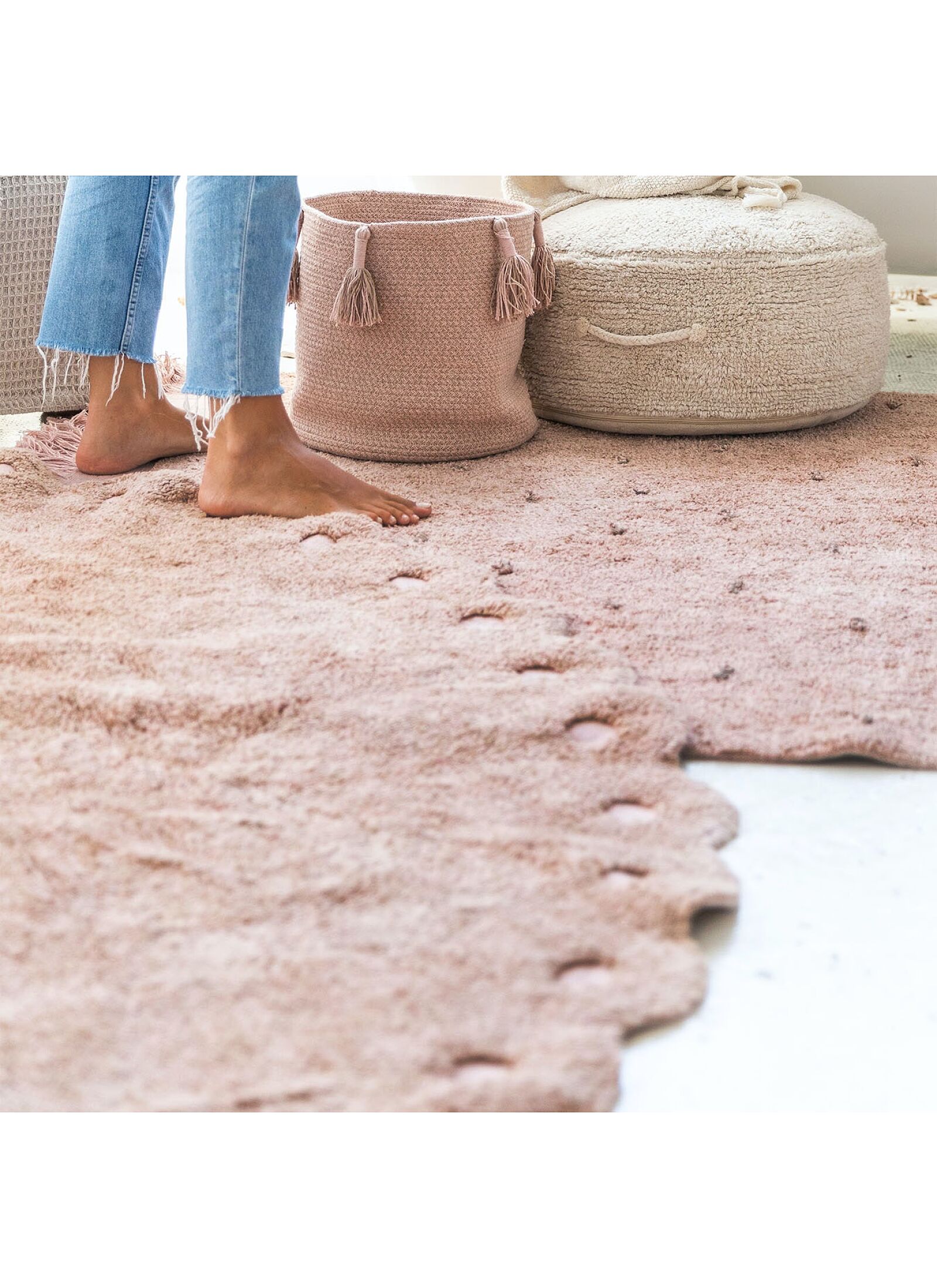 RUG PINE CONE VINTAGE NUDE (130X180)