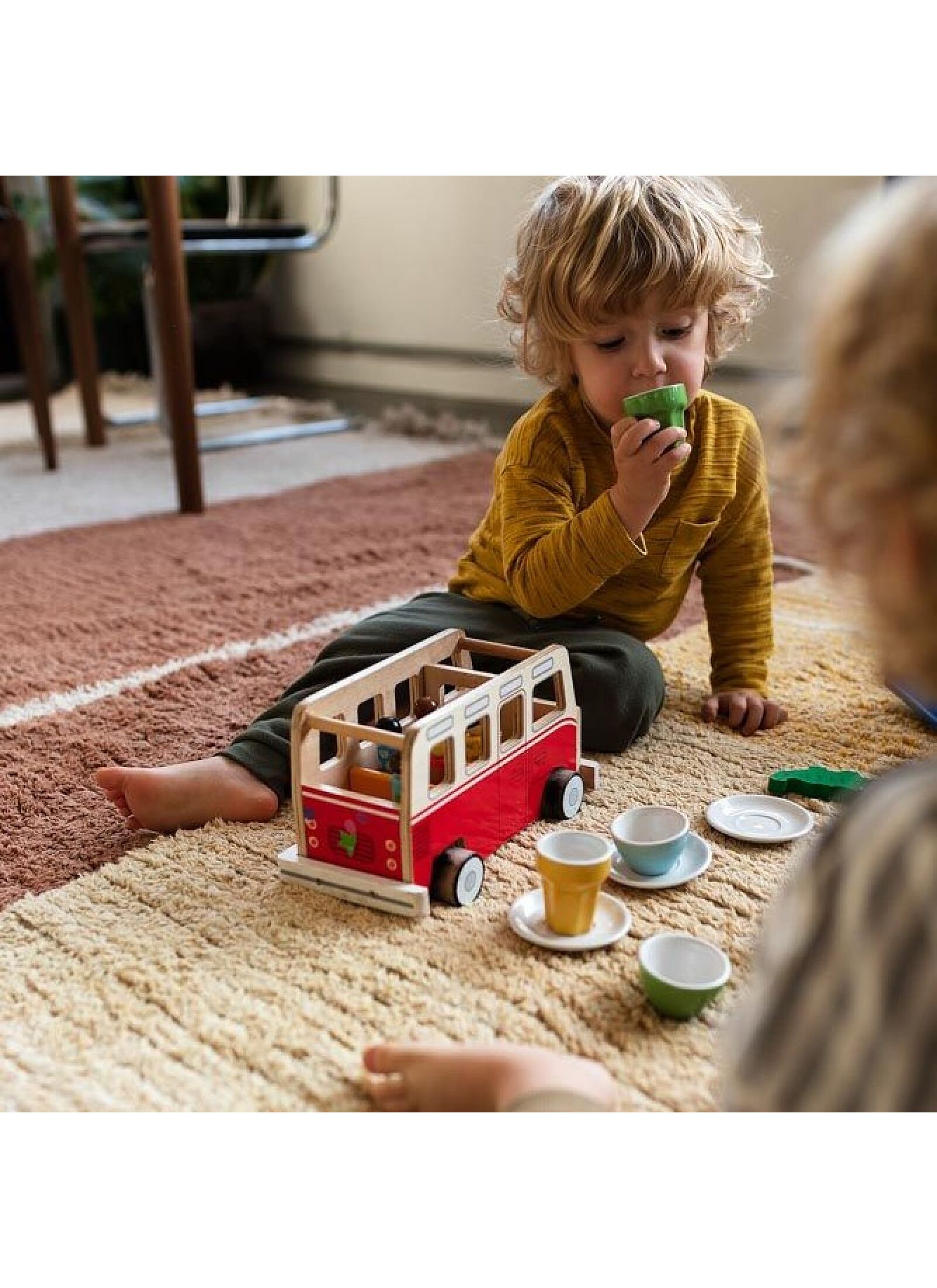 REVERSIBLE RUG TWIN AMBER (80X140)