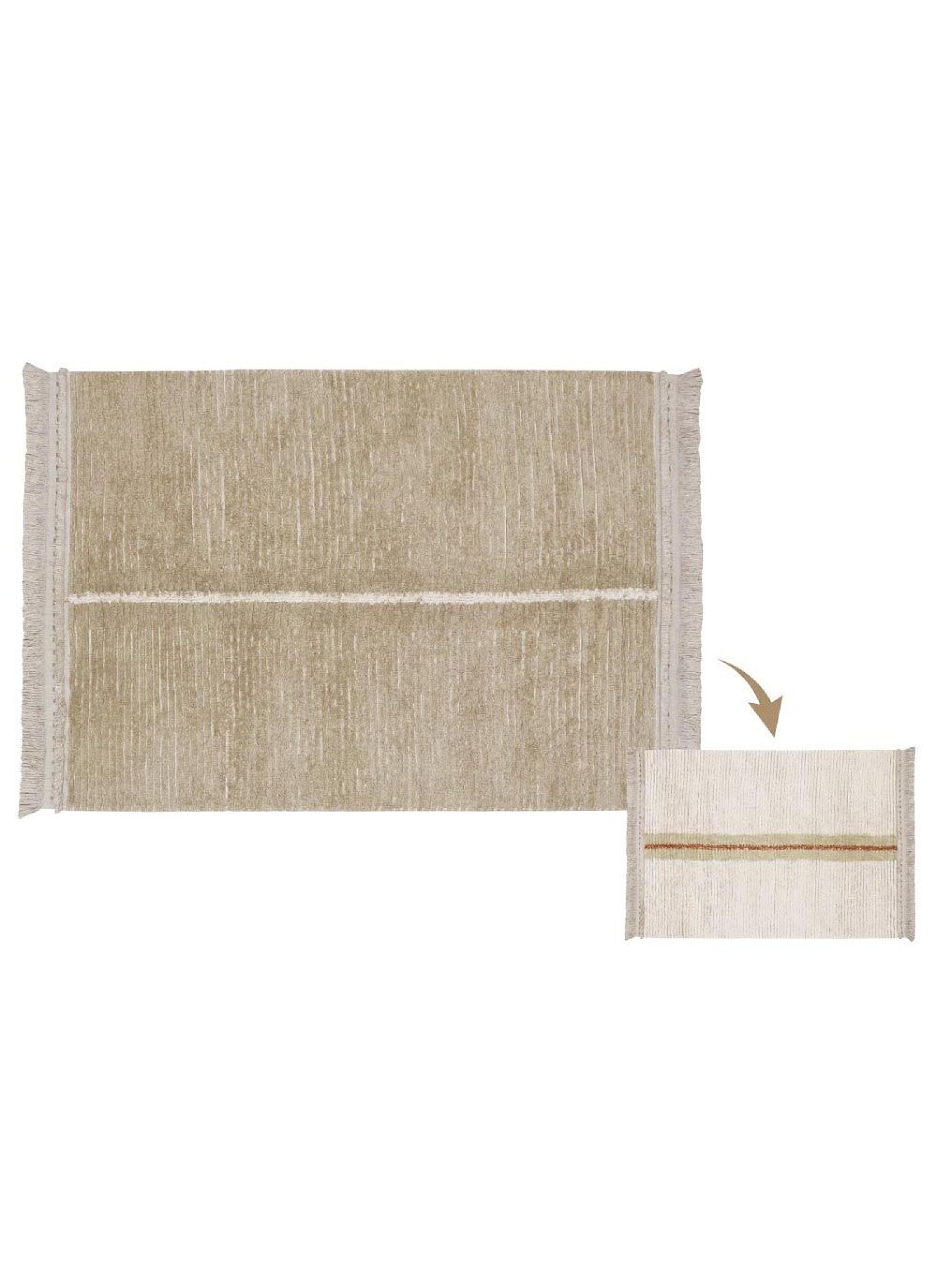 REVERSIBLE RUG DUETTO SAGE (140X200)