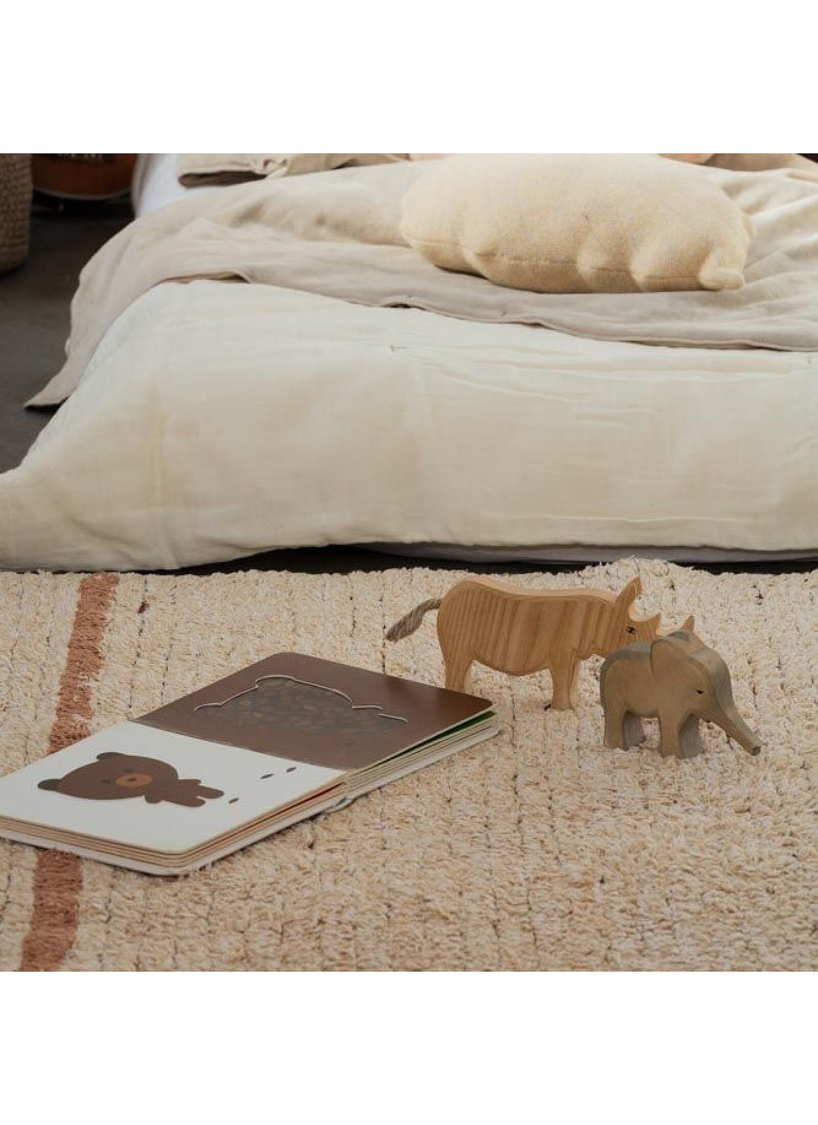 REVERSIBLE RUG TWIN TOFFEE (80X140)