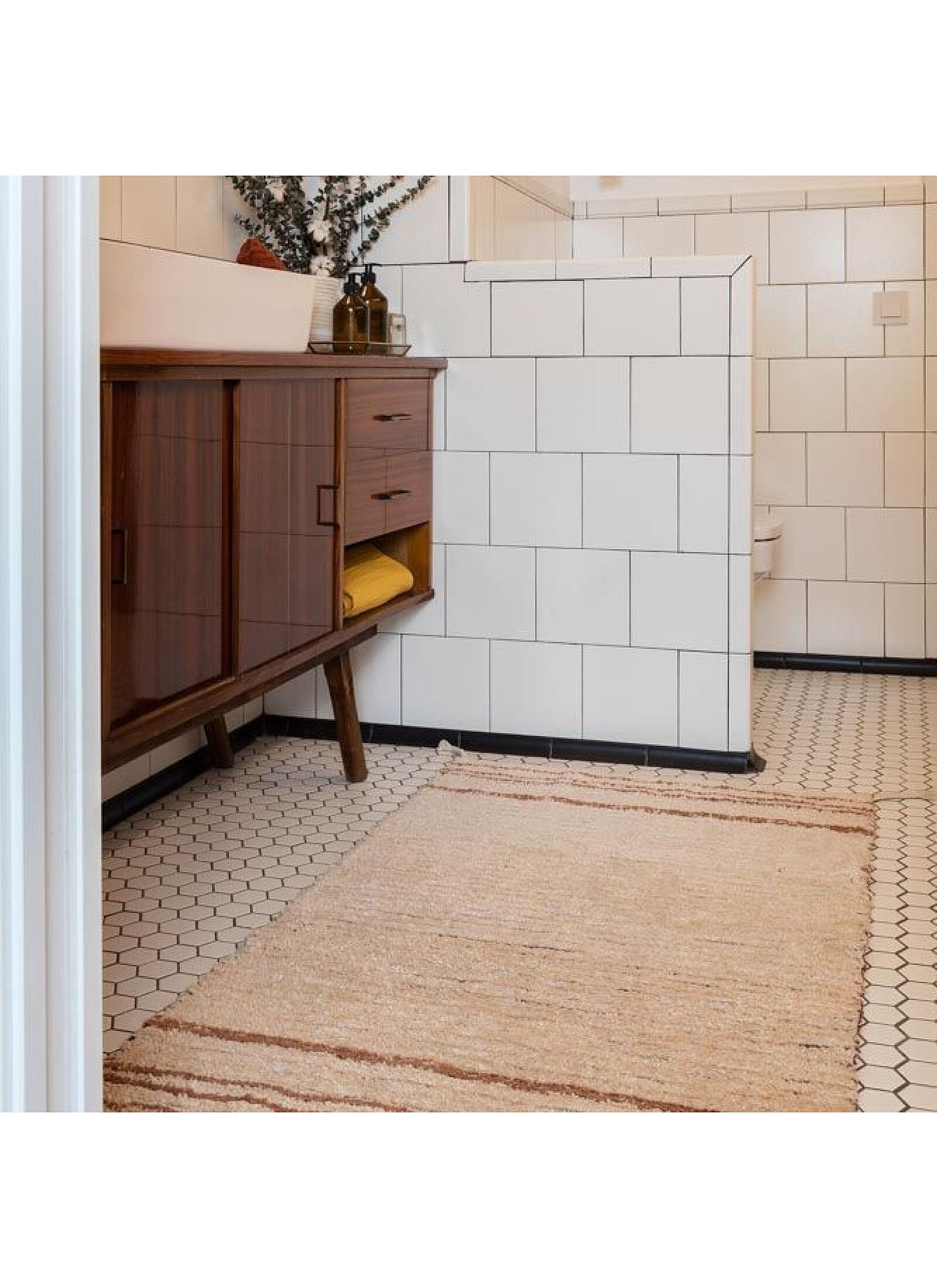 REVERSIBLE RUG TWIN TOFFEE (80X140)