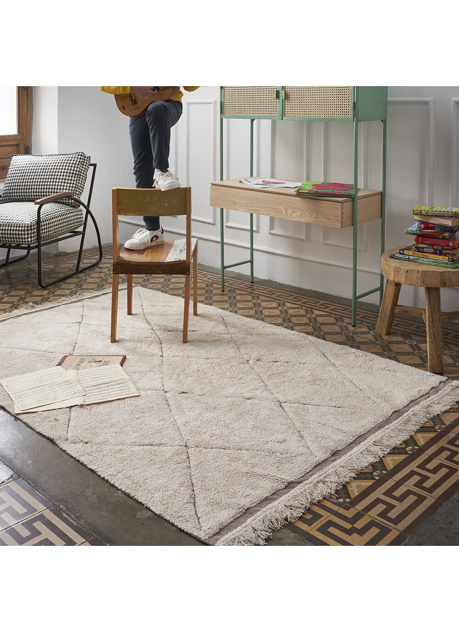 RUG RUGCYCLED BEREBER (90X130)