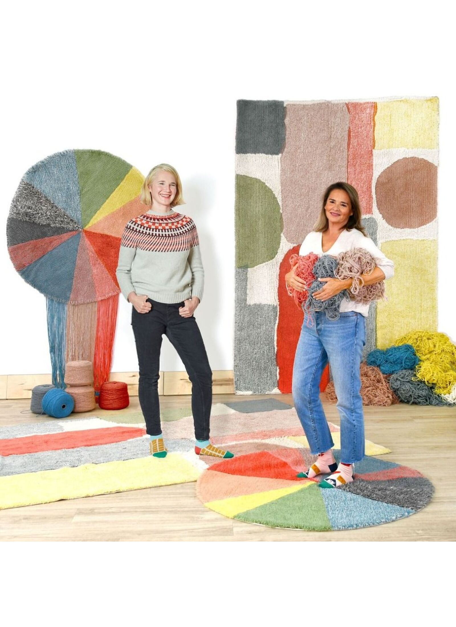 CARPET WOOLABLE PIE CHART(120CM)