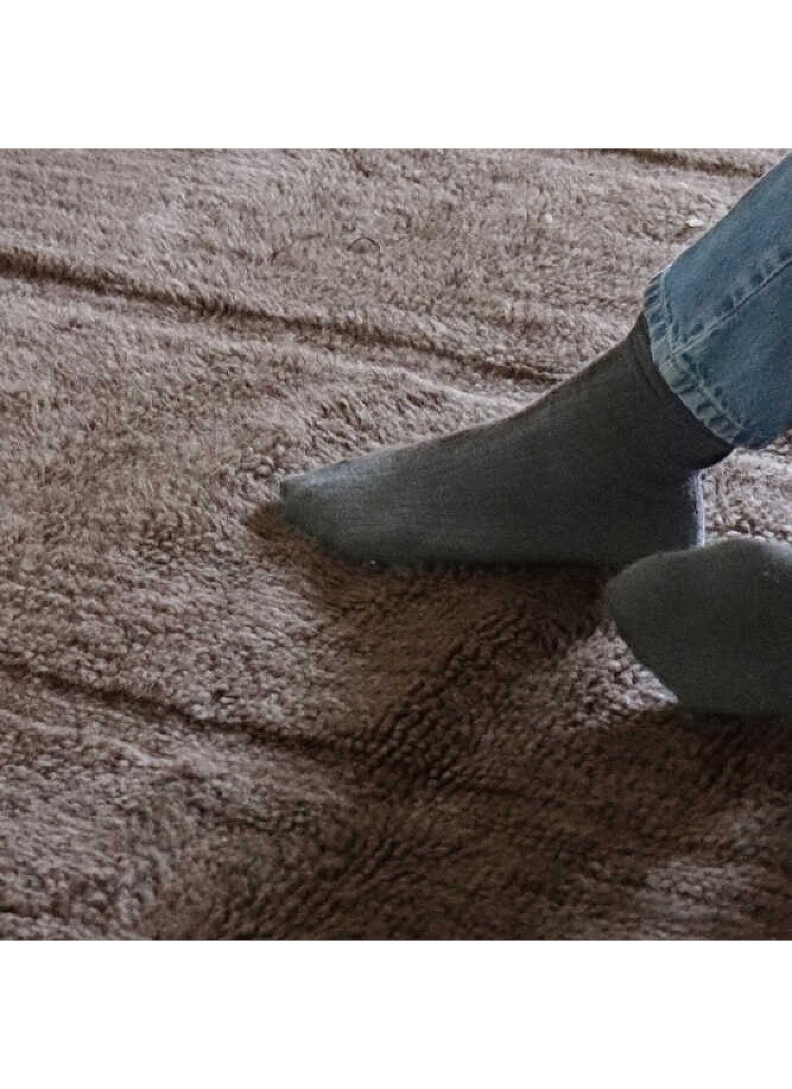 CARPET WOOLABLE STEPPE SHEEP BROWN (80X140)