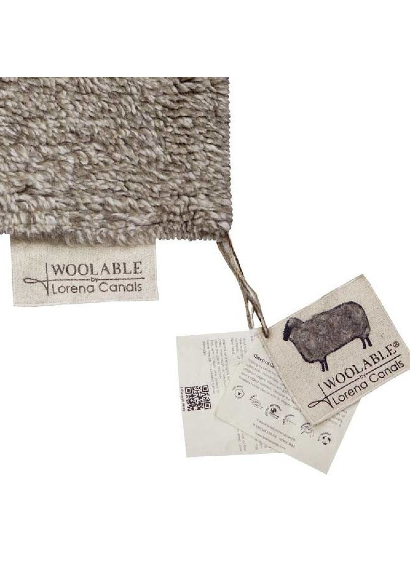 CARPET WOOLABLE TUNDRA SHEEP GREY (80X140)