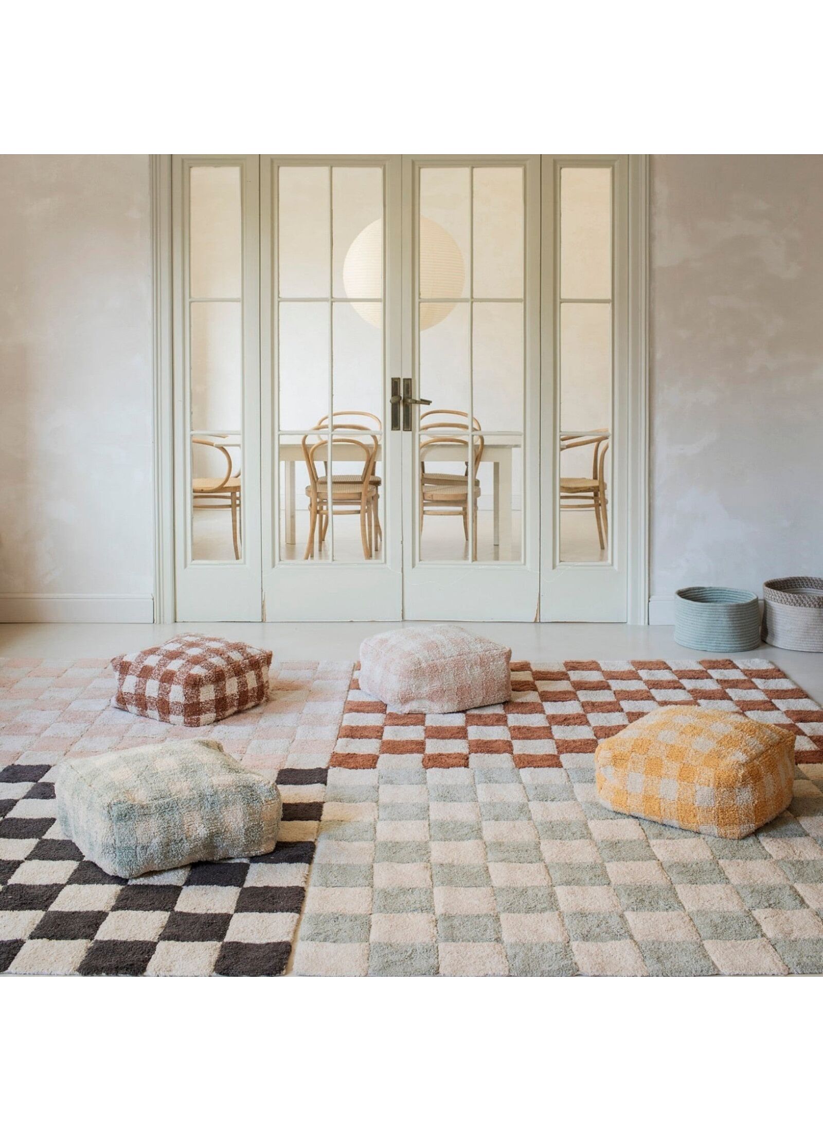 RUG KITCHEN TILES BLUE SAGE (140X200)