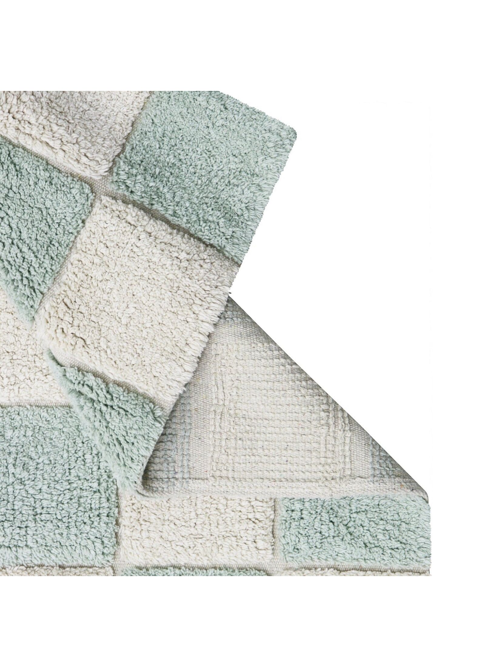 RUG KITCHEN TILES BLUE SAGE (140X200)