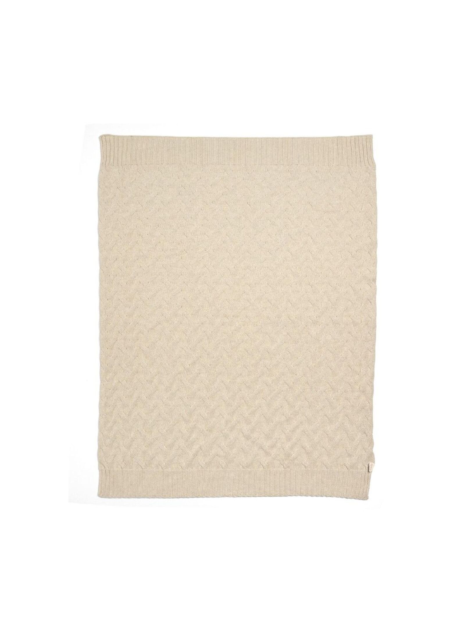 BLANKET (70X90) DUCKLING CABLE CREAM