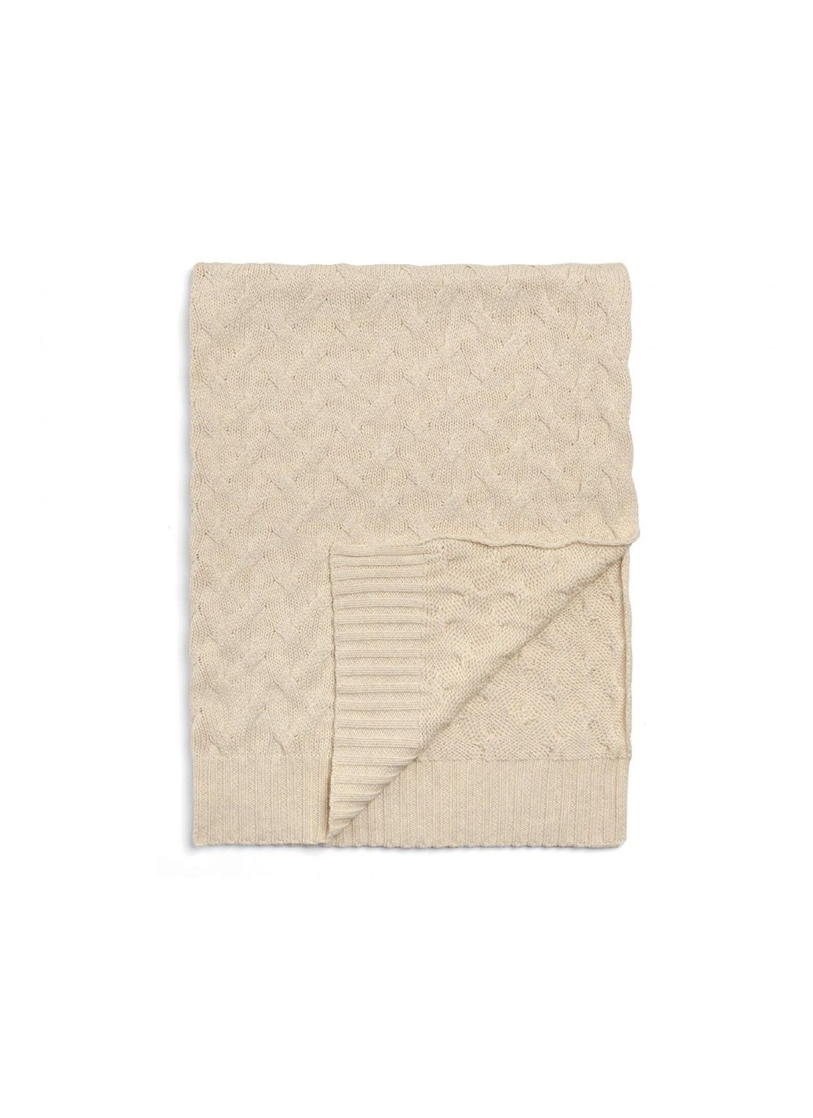 BLANKET (70X90) DUCKLING CABLE CREAM
