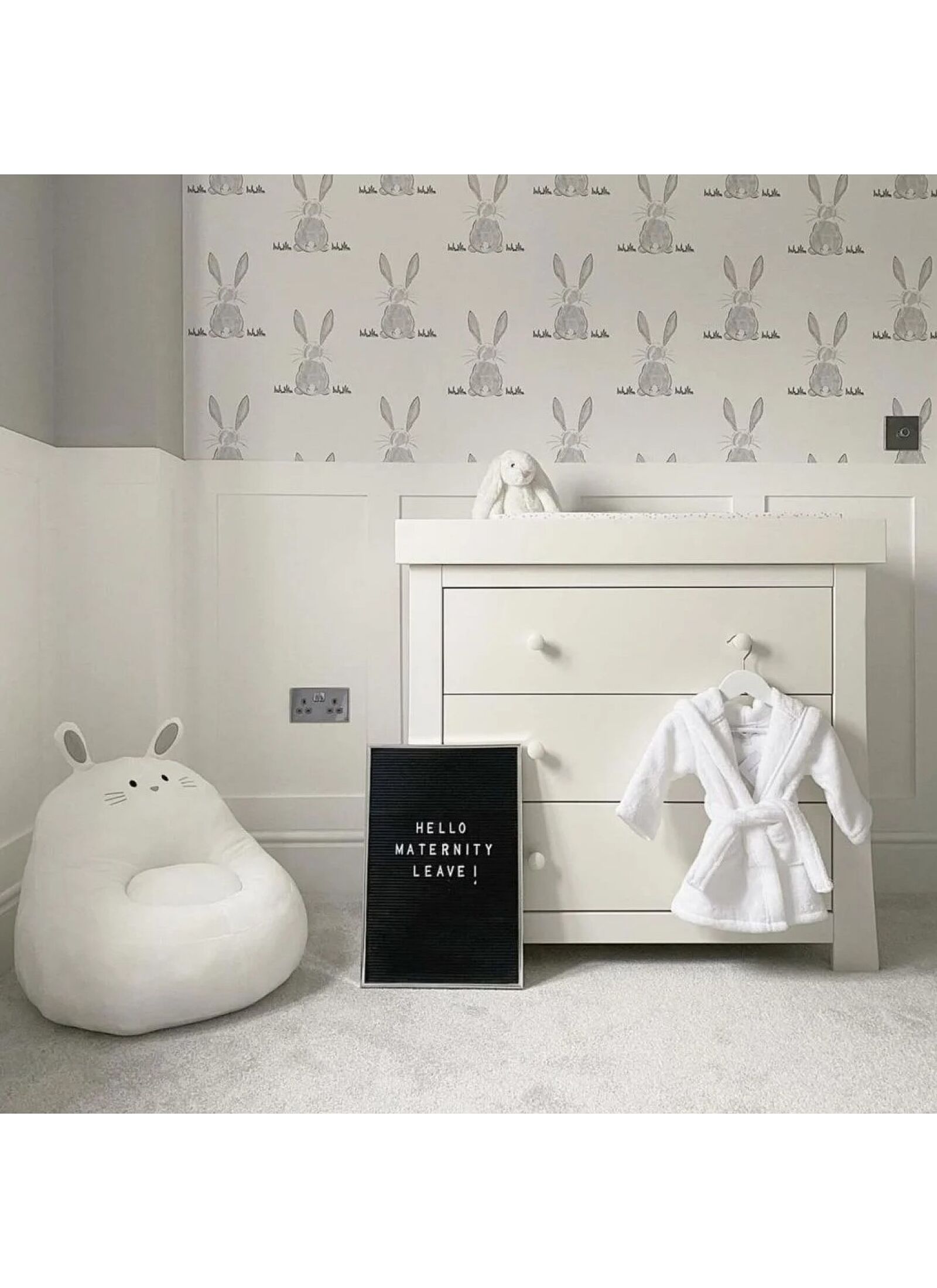 CRIB &AMP; DRESSER MIA WHITE