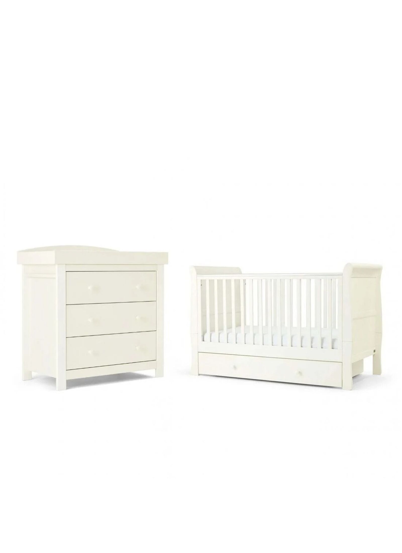 CRIB &AMP; DRESSER MIA WHITE