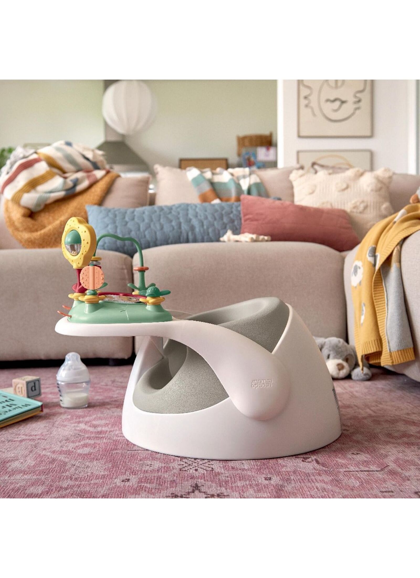 FLOOR BABY SEAT BUG &AMP; ACT TRAY CLAY