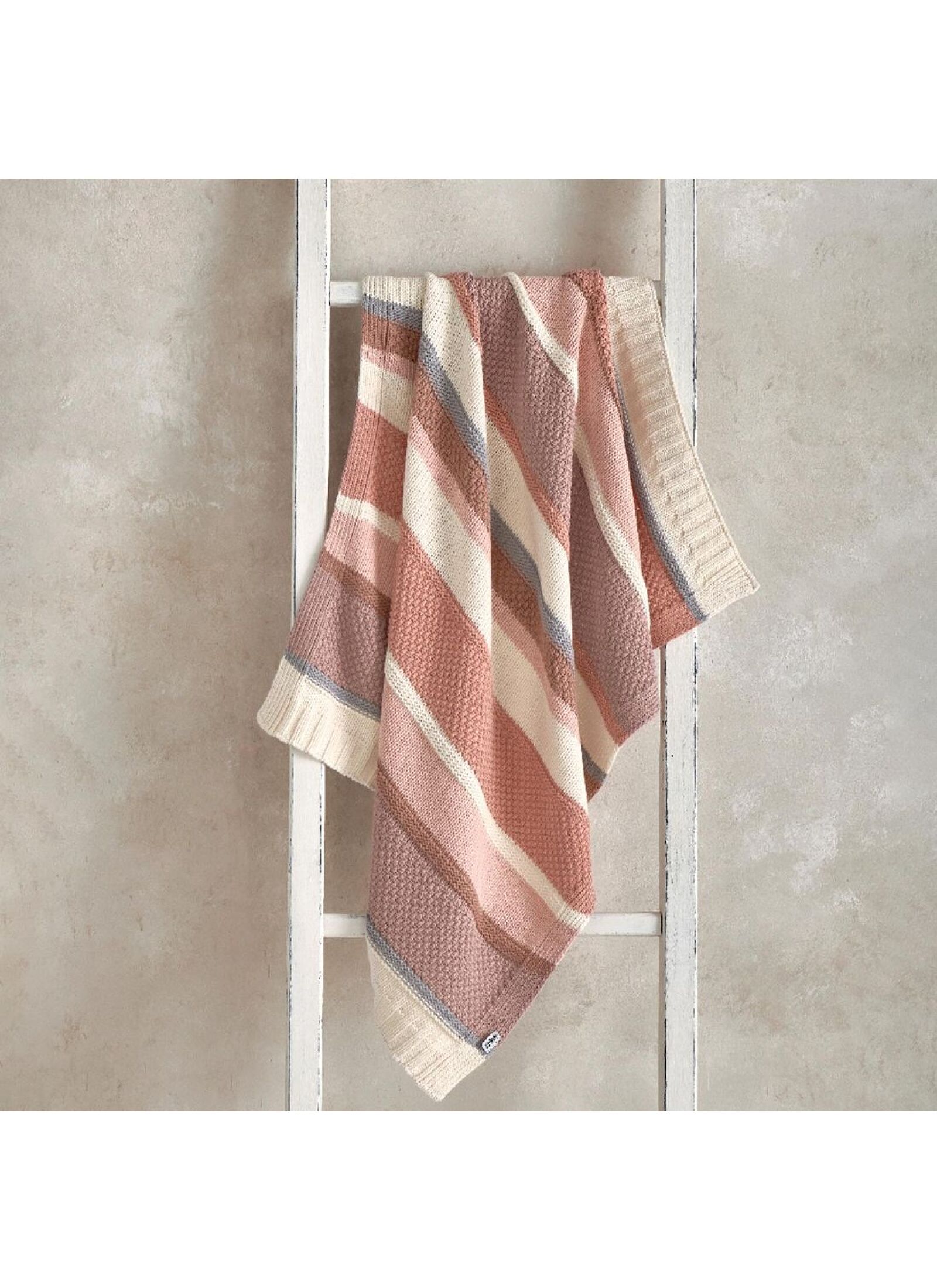 BLANKET (80X100) PINK BLOCK