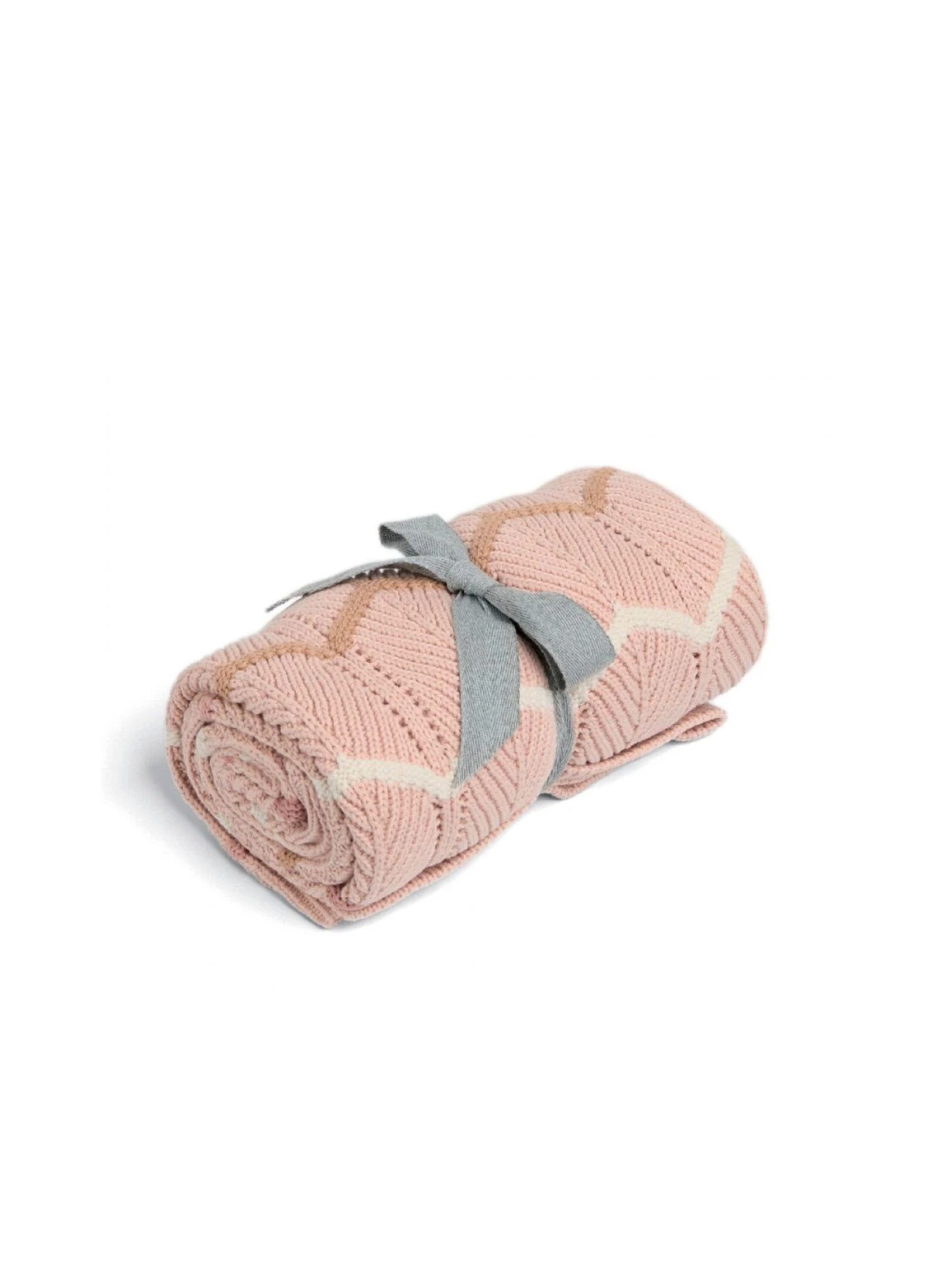 BABY BLANKET (70X90) PINK WAVE