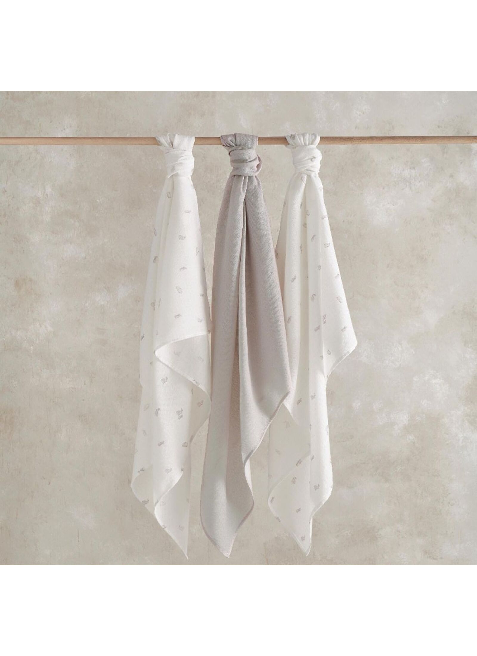 MUSLIN BLANKET (3PCS) BUNNY