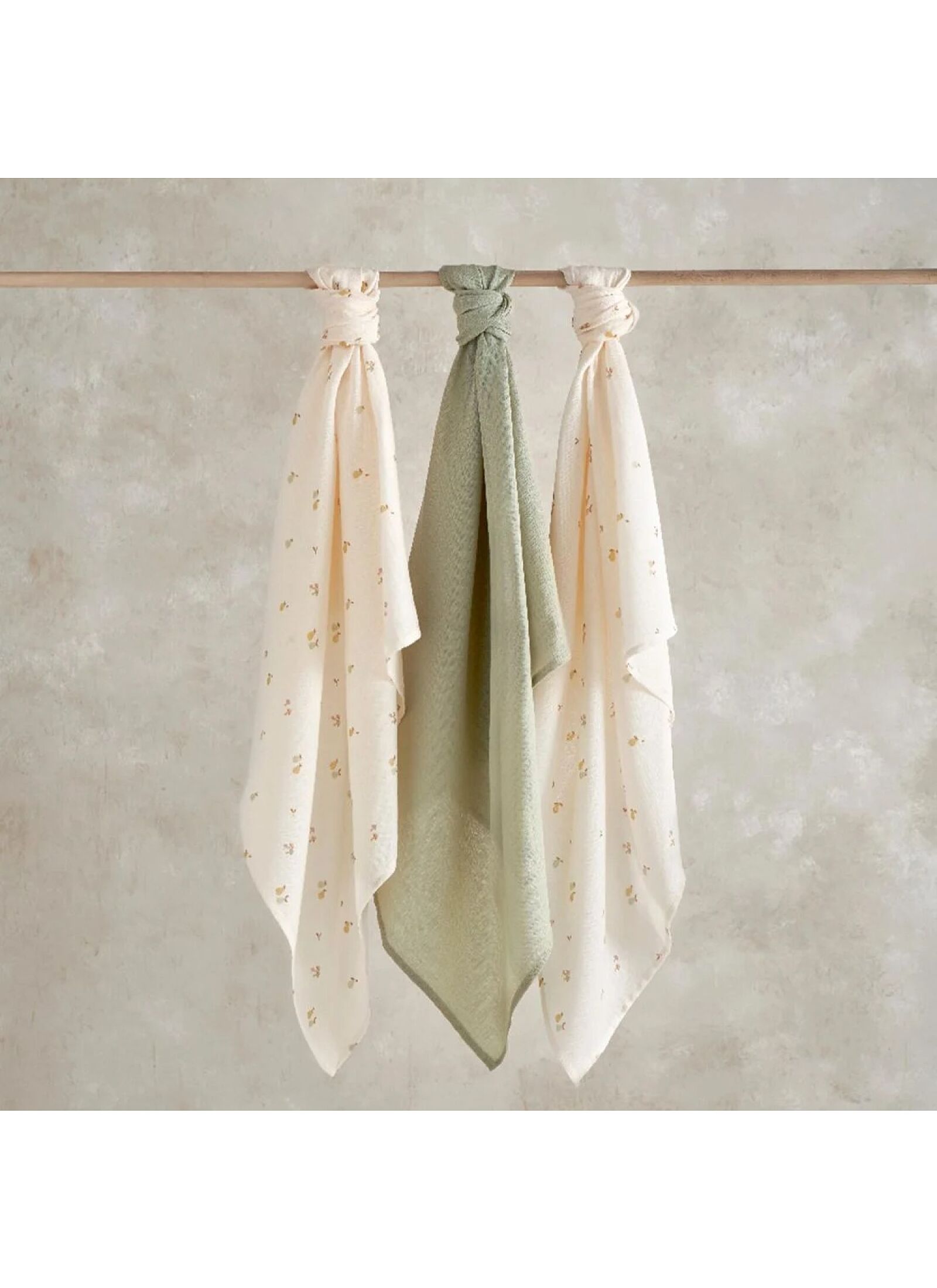 MUSLIN BLANKET (3PCS) ORCHARD