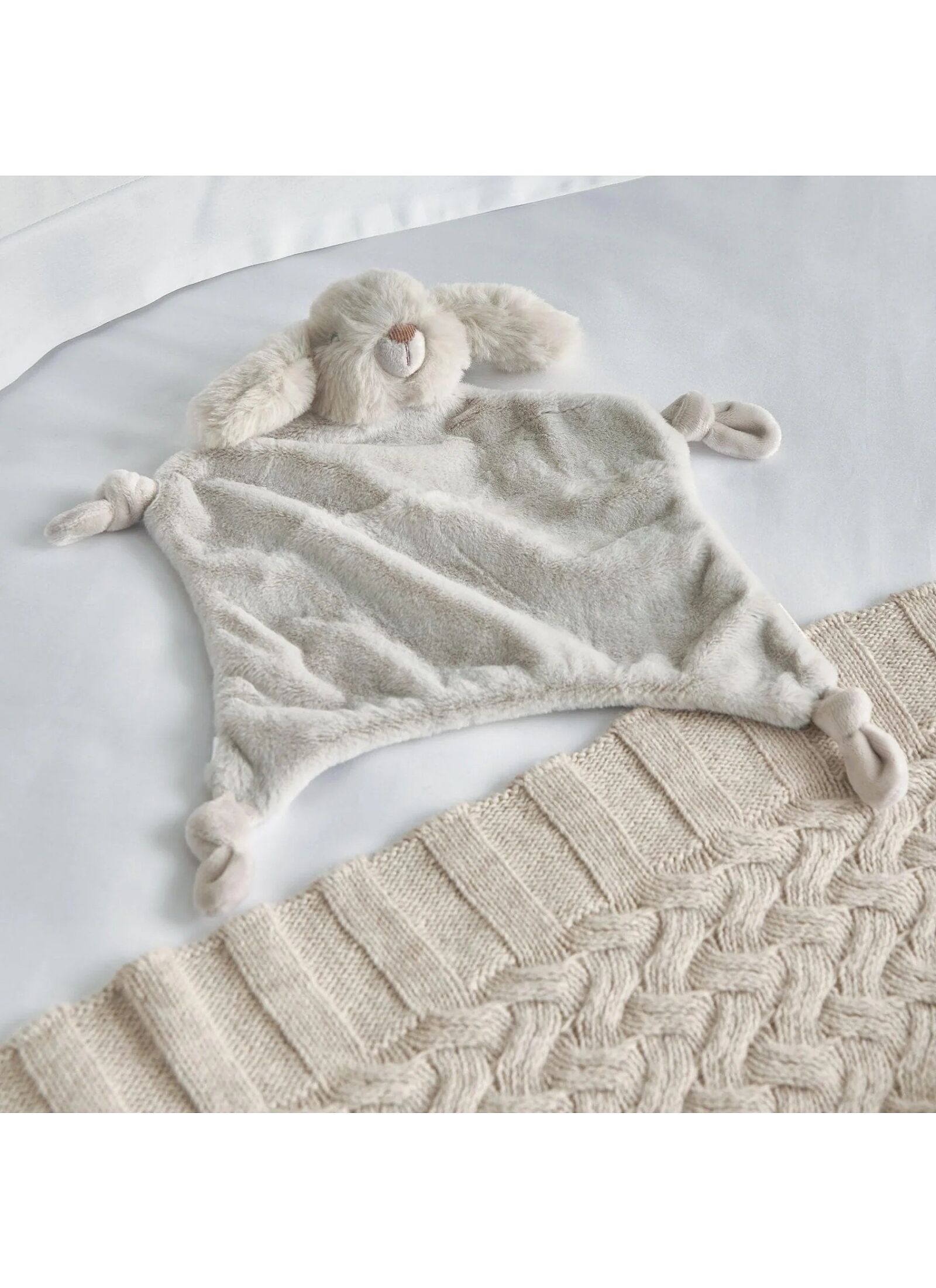 CUDDLE CLOTH GREY BUNNY