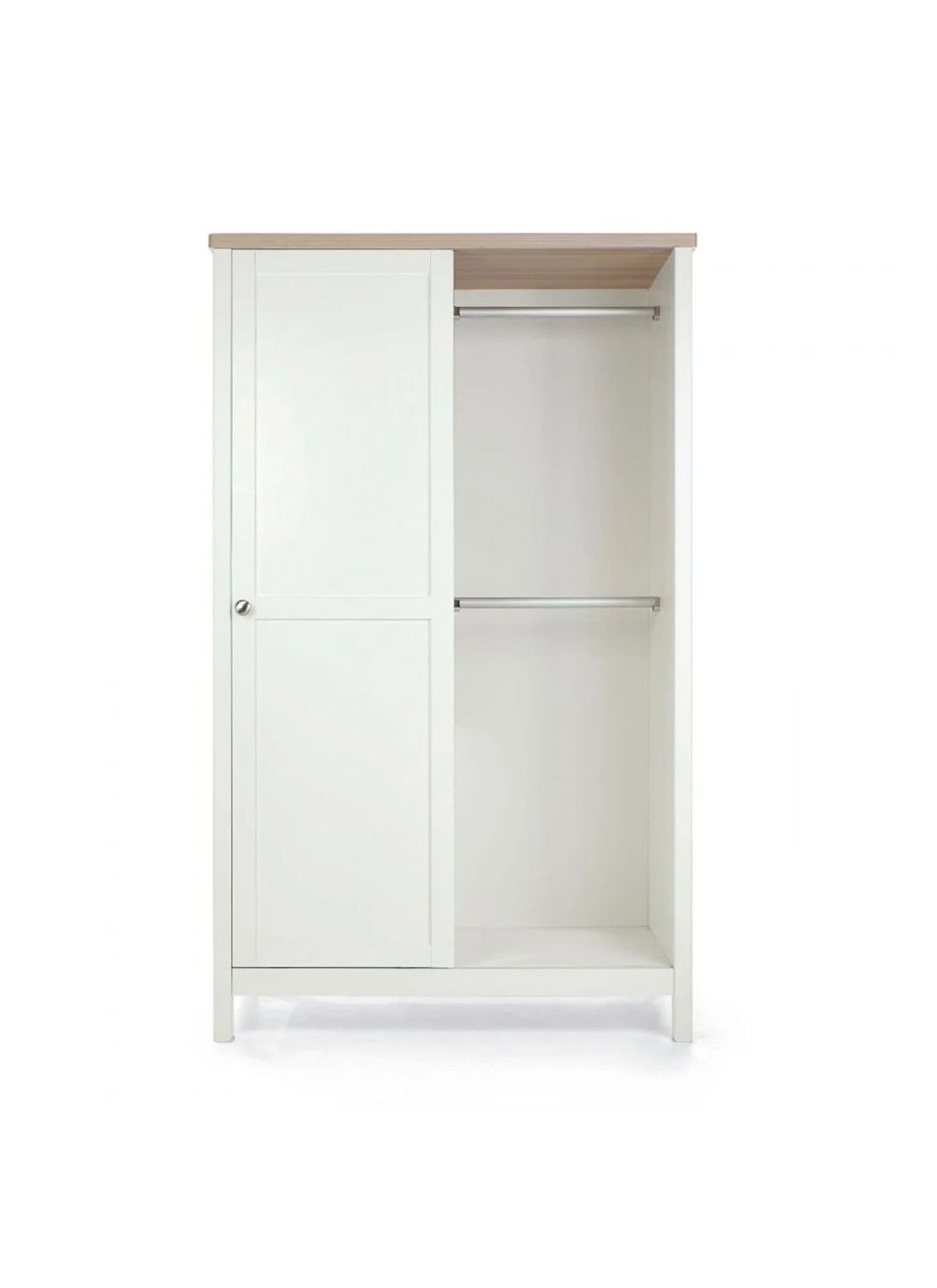 WARDROBE HARWELL WHITE/NATURAL