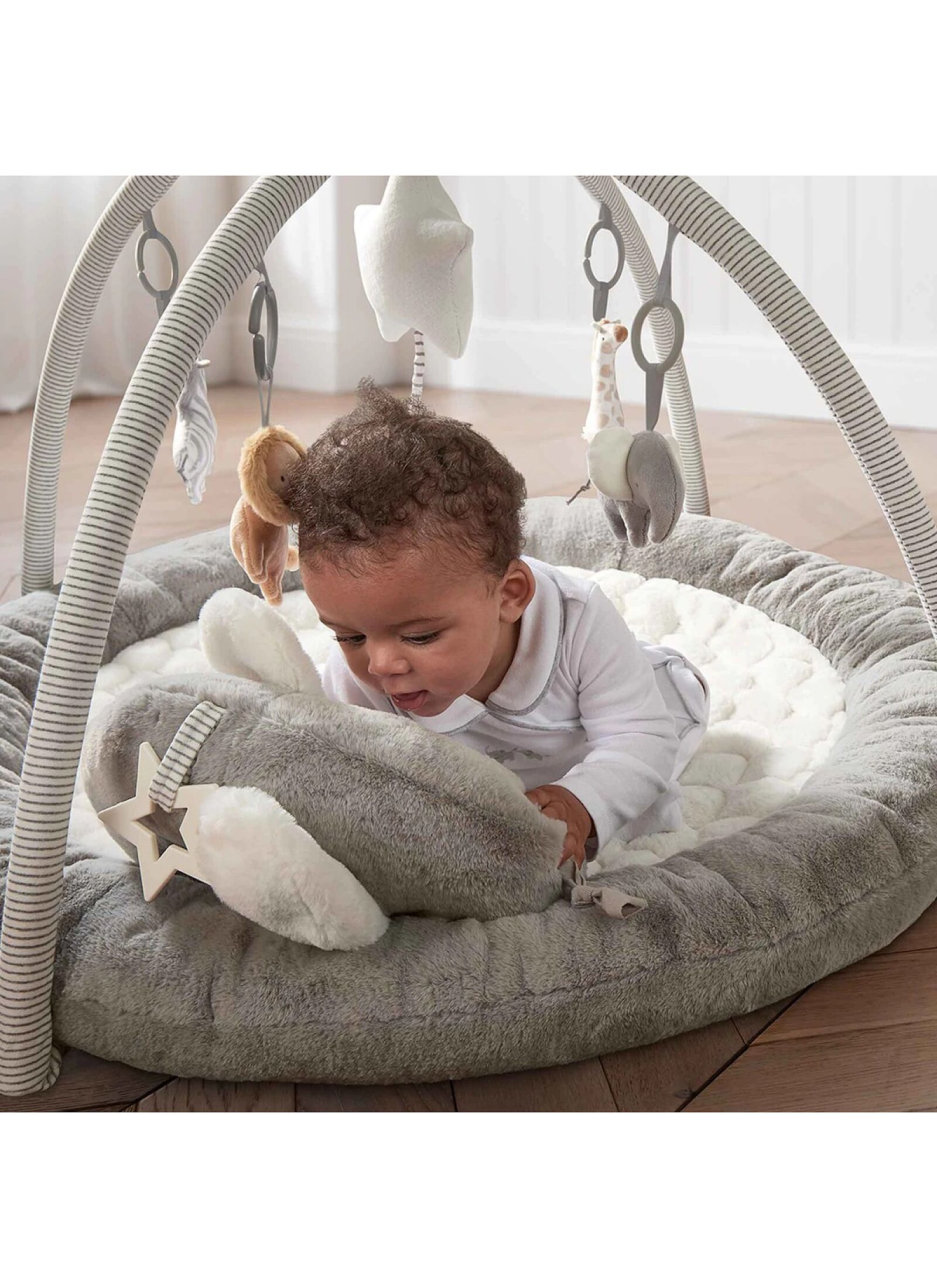 PLAY MAT GYM WELCOME TO THE WORLD GREY