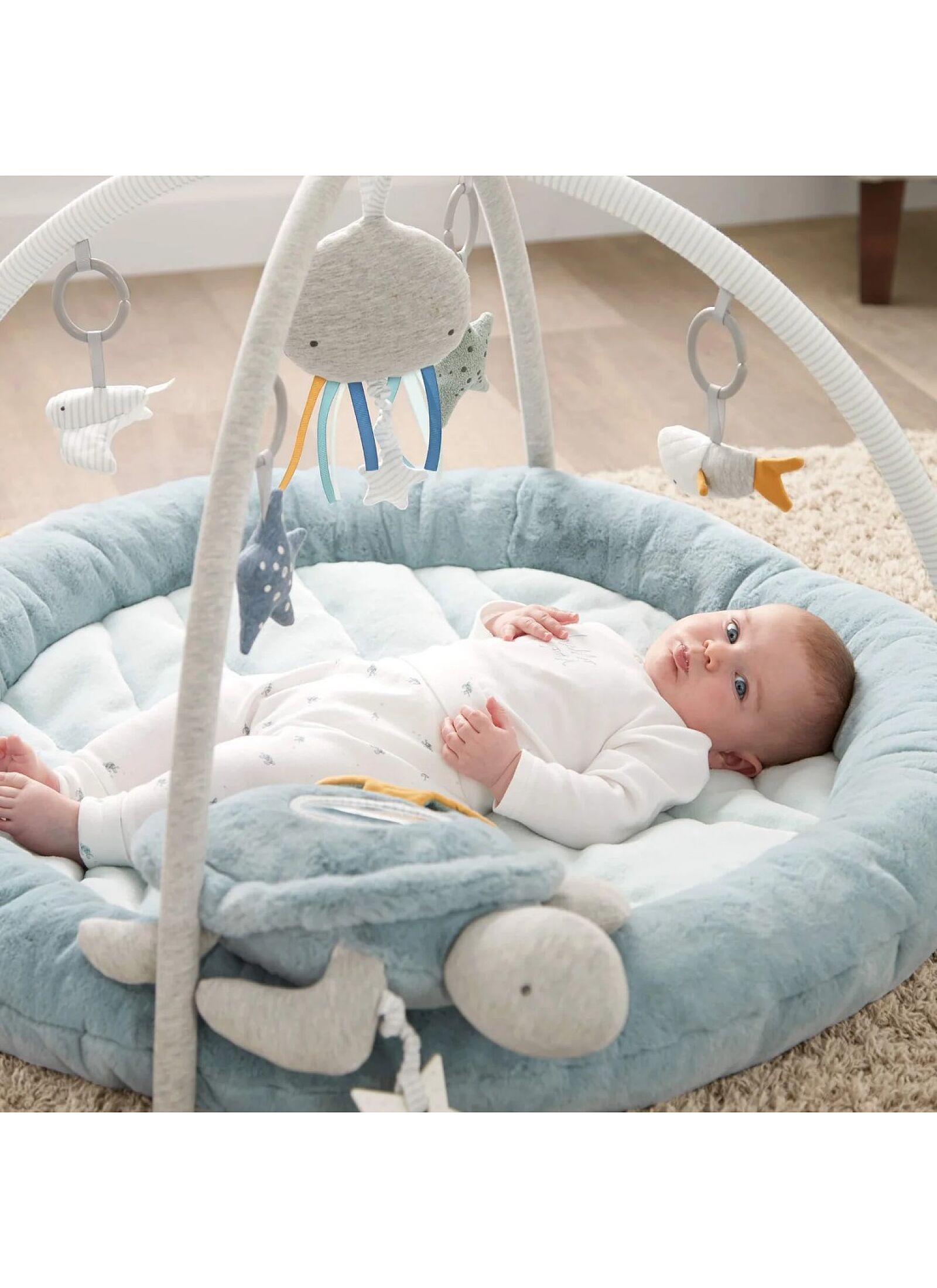 PLAY MAT GYM WELCOME TO THE WORLD BLUE