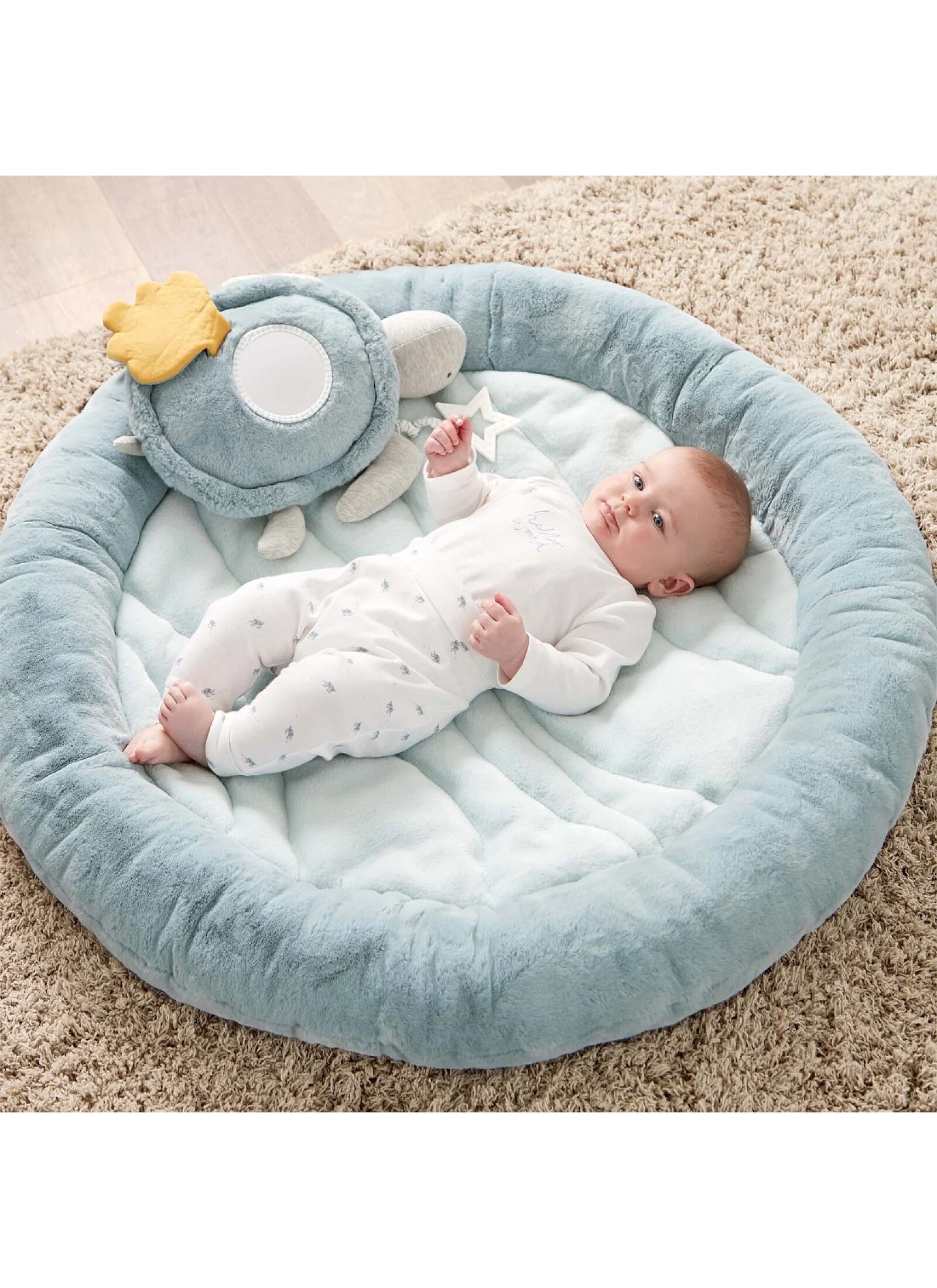 PLAY MAT GYM WELCOME TO THE WORLD BLUE
