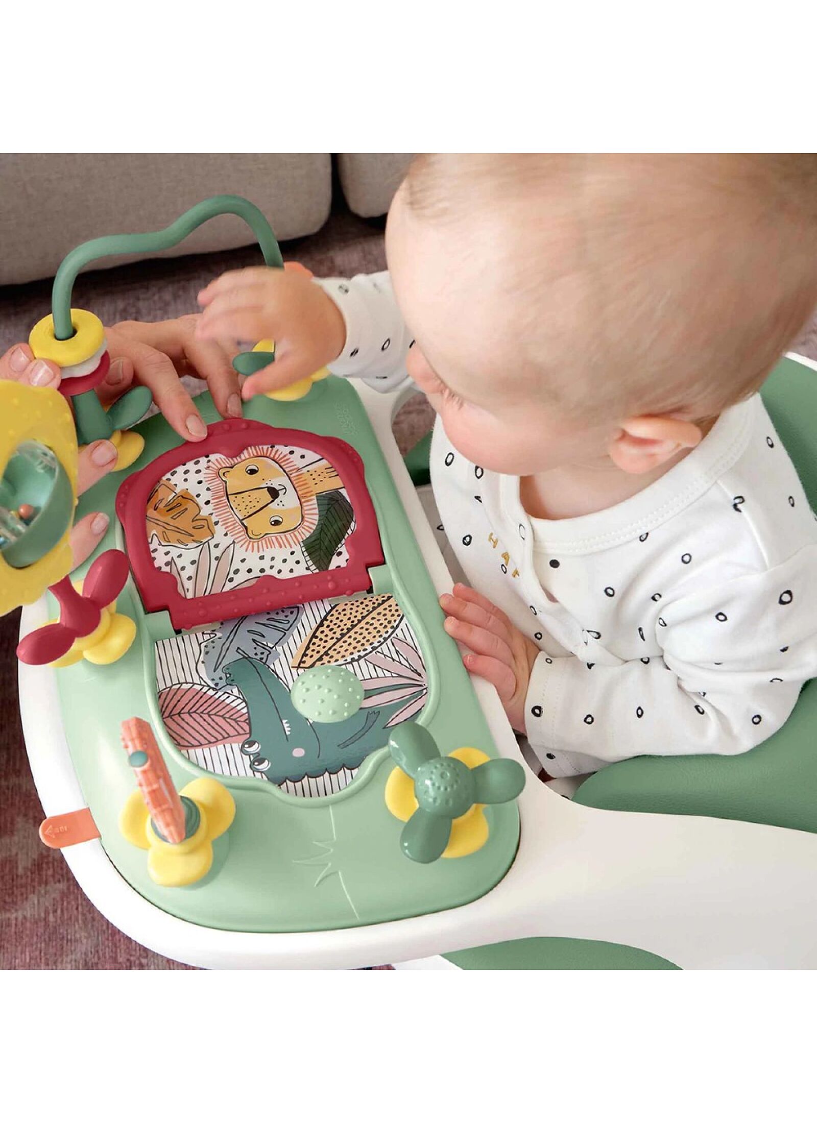 FLOOR BABY SEAT BUG &AMP; ACT TRAY EUCALYPTUS