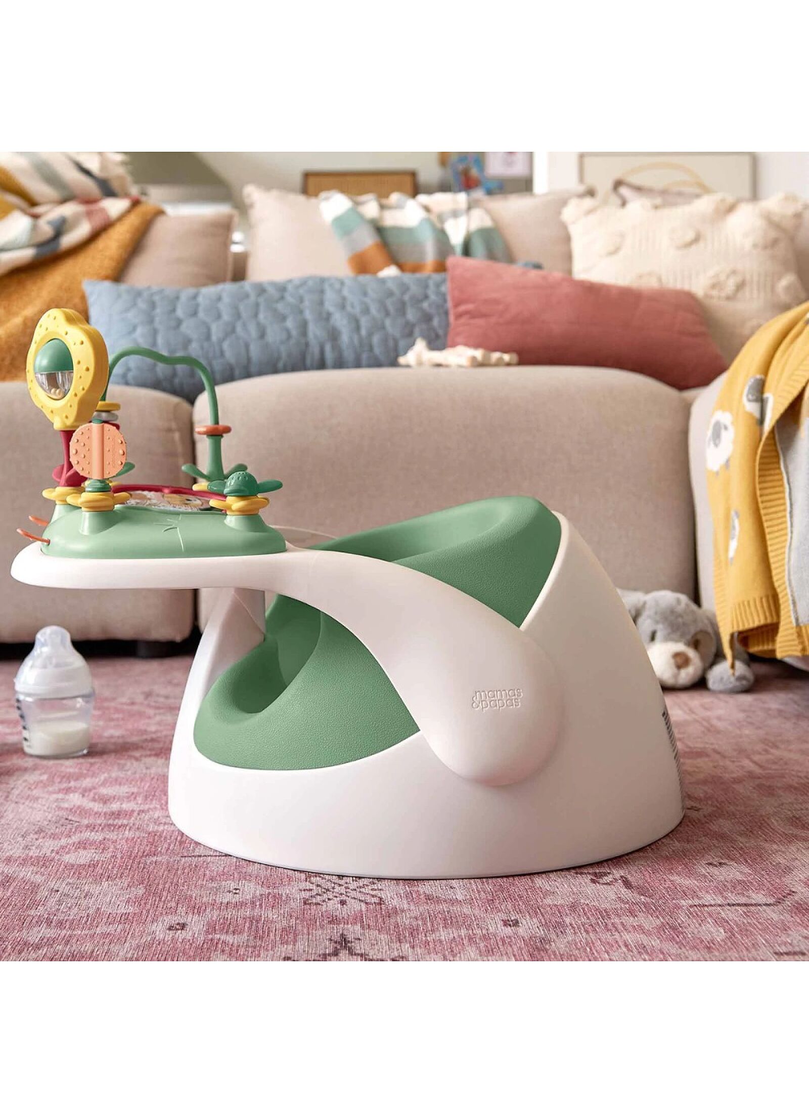 FLOOR BABY SEAT BUG &AMP; ACT TRAY EUCALYPTUS