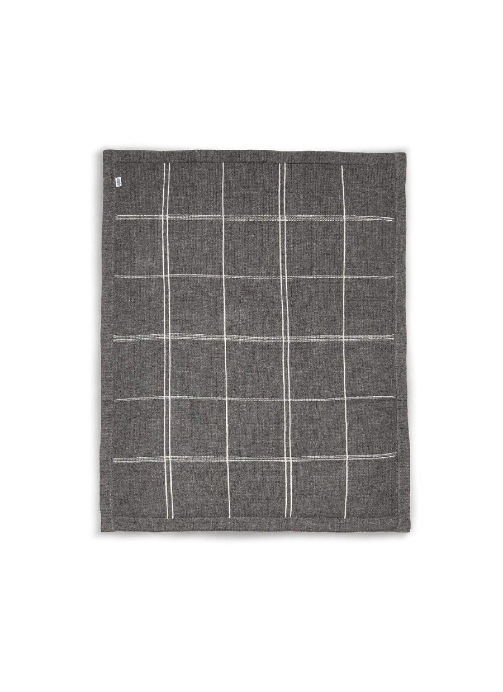 BABY BLANKET GREY CHECK (70X90)