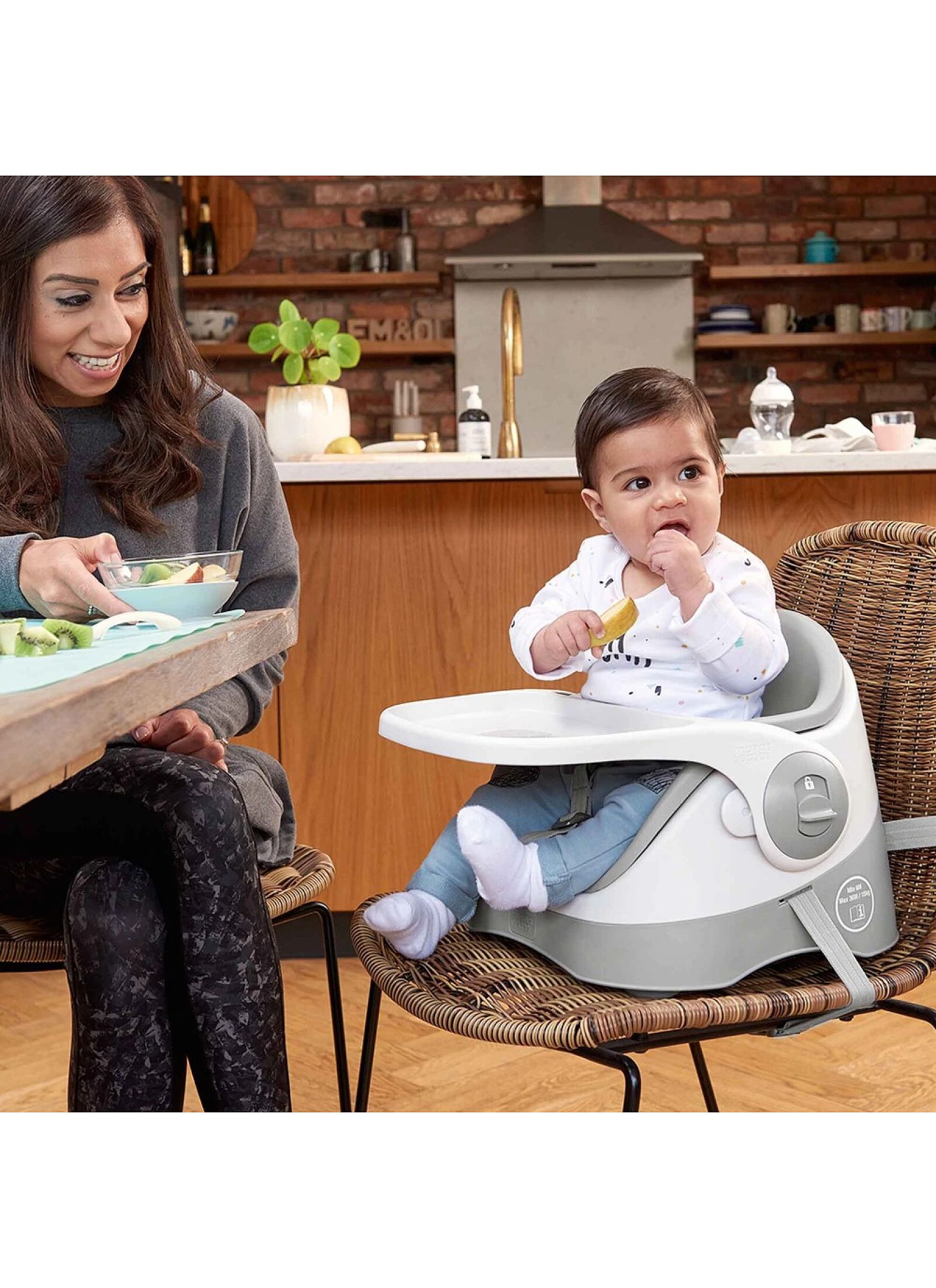 BABY BOOSTER SEAT BUD PEBBLE