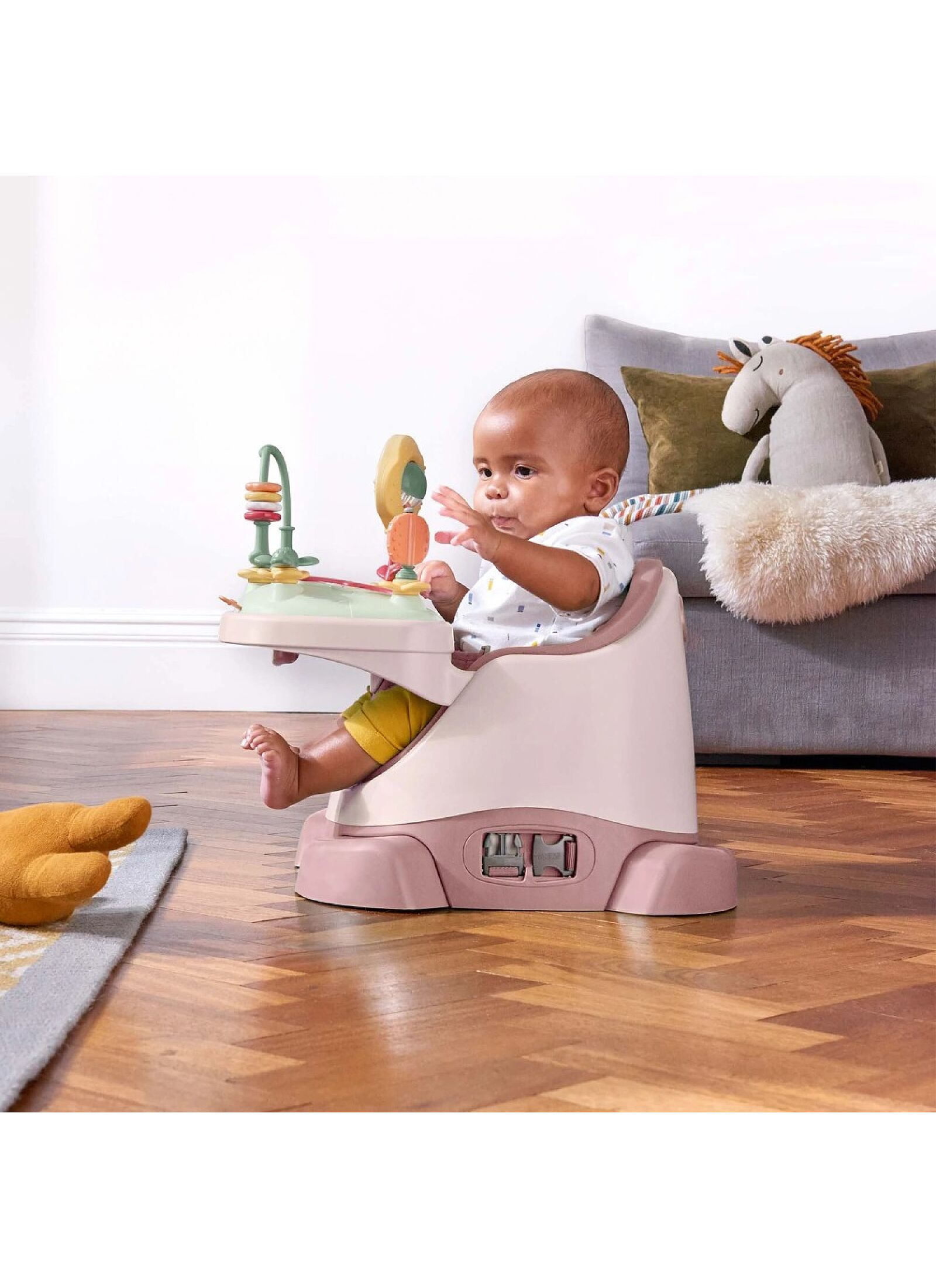 BABY BOOSTER SEAT BUG &AMP; ACT TRAY BLOSSOM