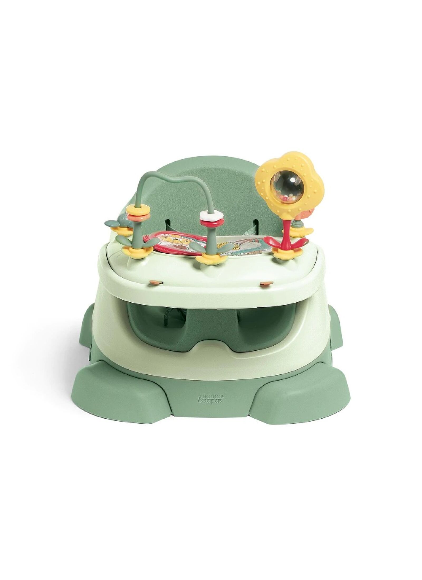 BABY BOOSTER SEAT BUG &AMP; ACT TRAY EUCALYPTUS