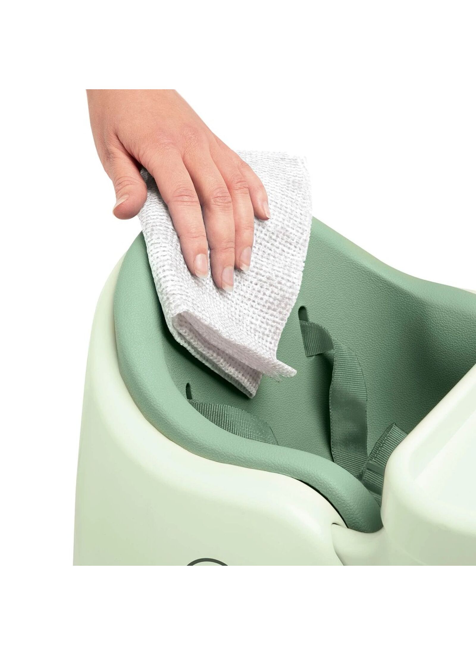 BABY BOOSTER SEAT BUG &AMP; ACT TRAY EUCALYPTUS