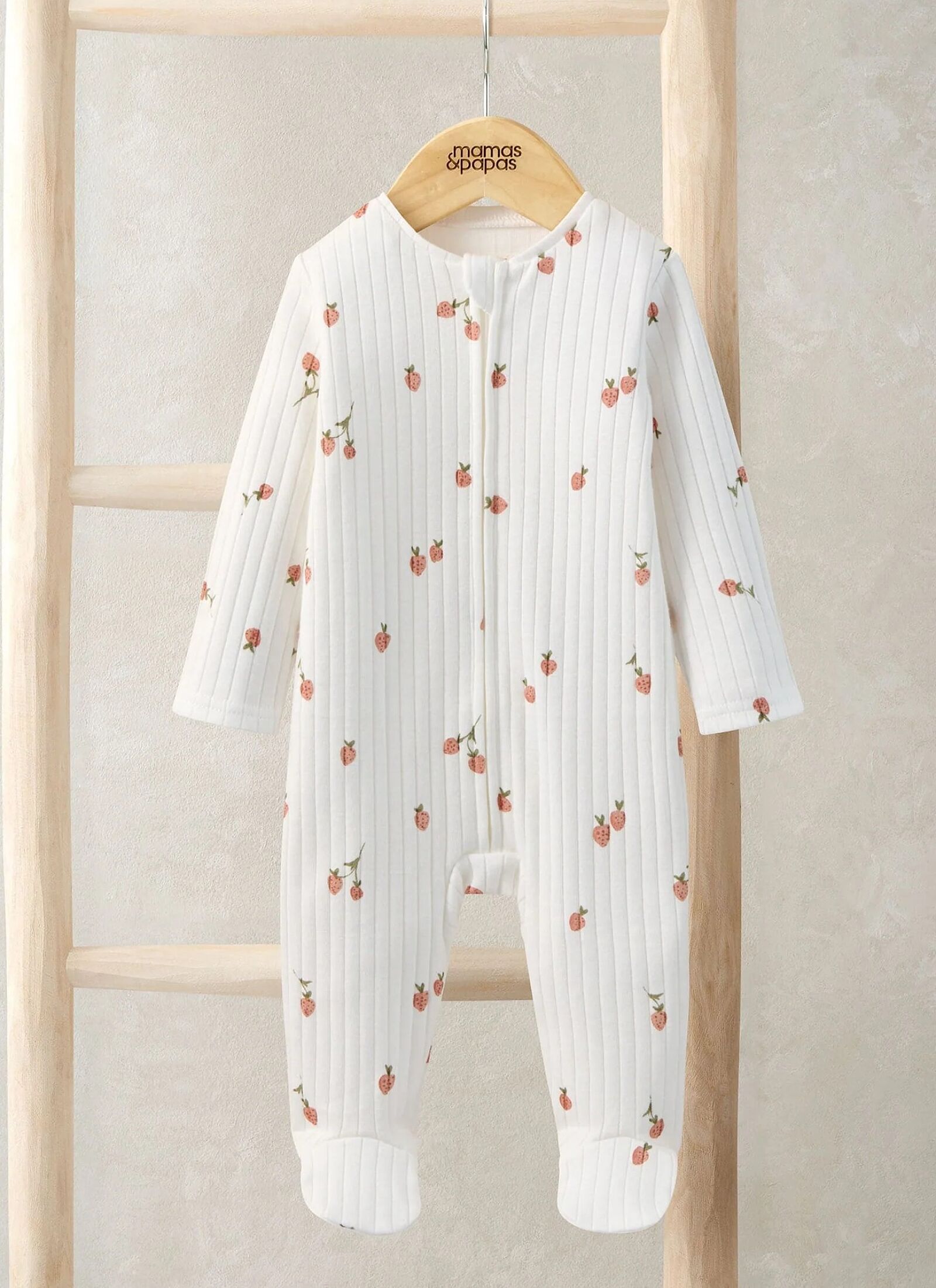 LONG-SLEEVED JUMPSUIT STRAWBERRY