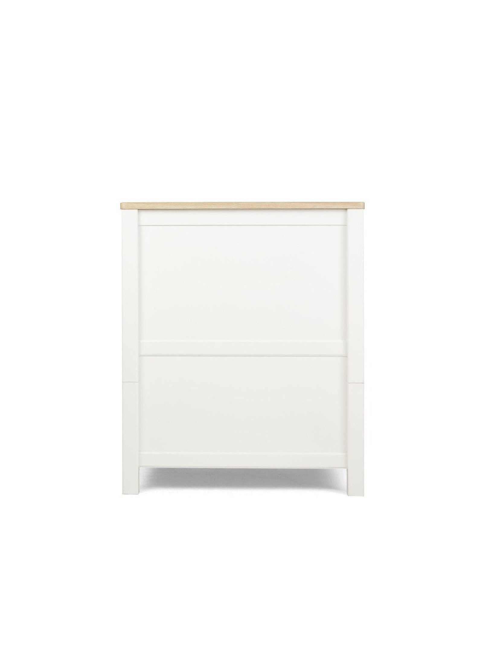 CRIB HARWELL WHITE/NATURAL