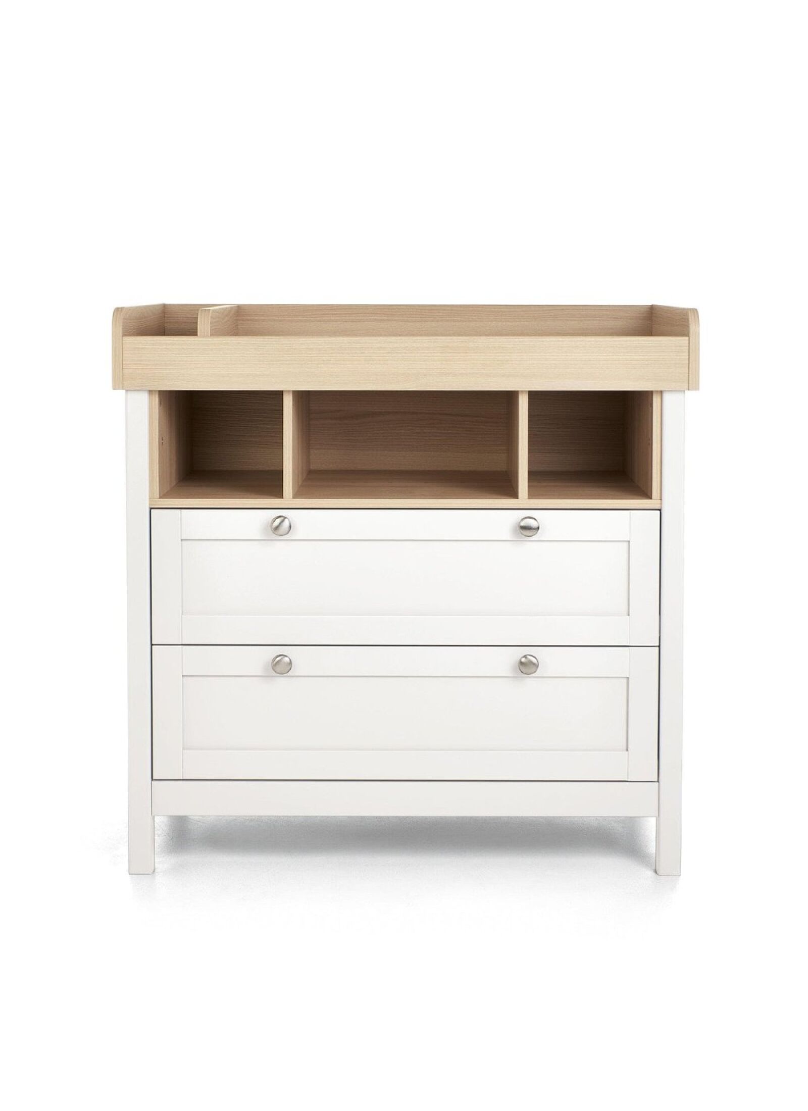 CRIB &AMP; DRESSER-CHANGER UNIT HARWELL WHITE/NATURAL