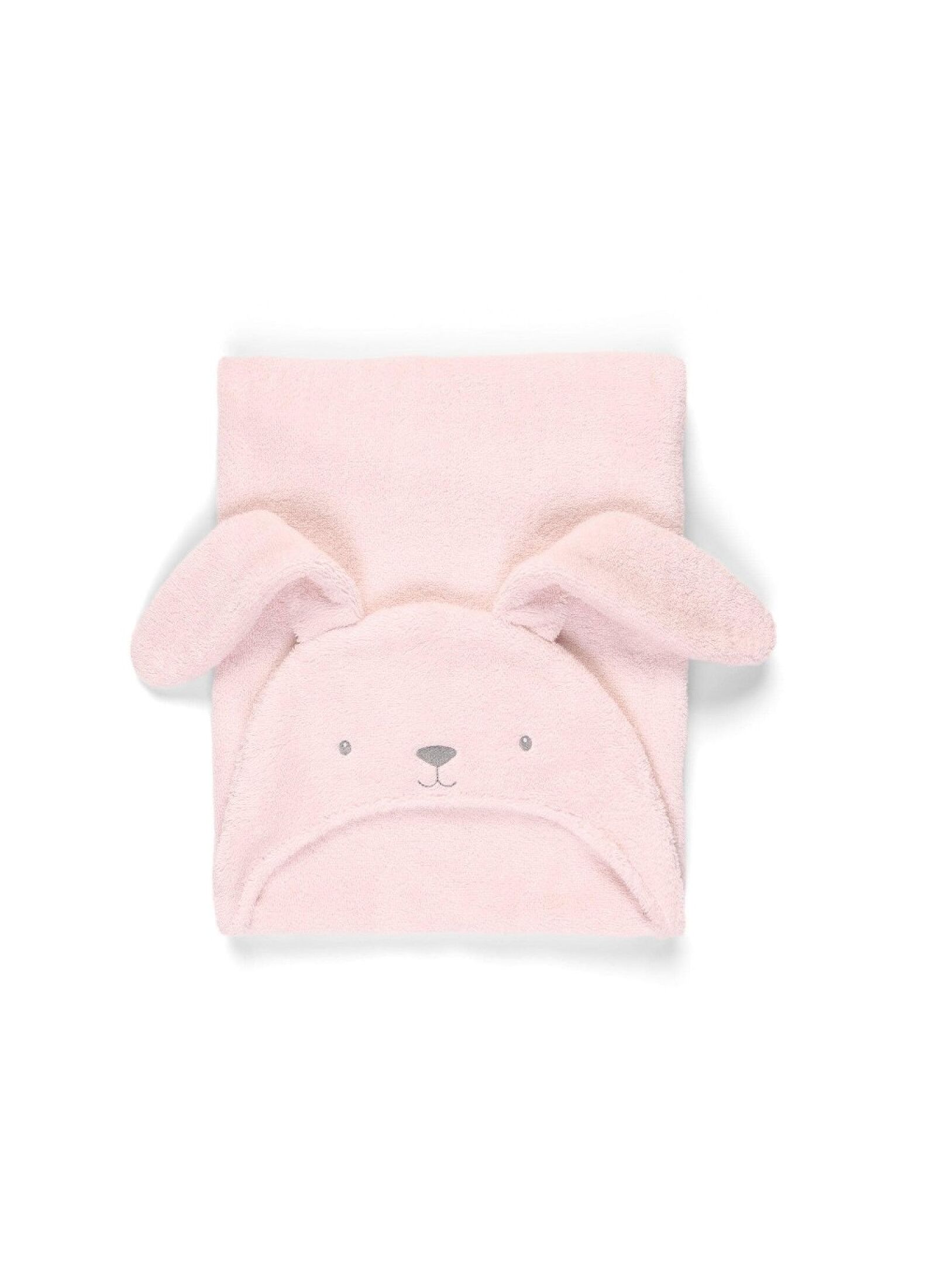 HOODED TOWEL BUNNY PINK